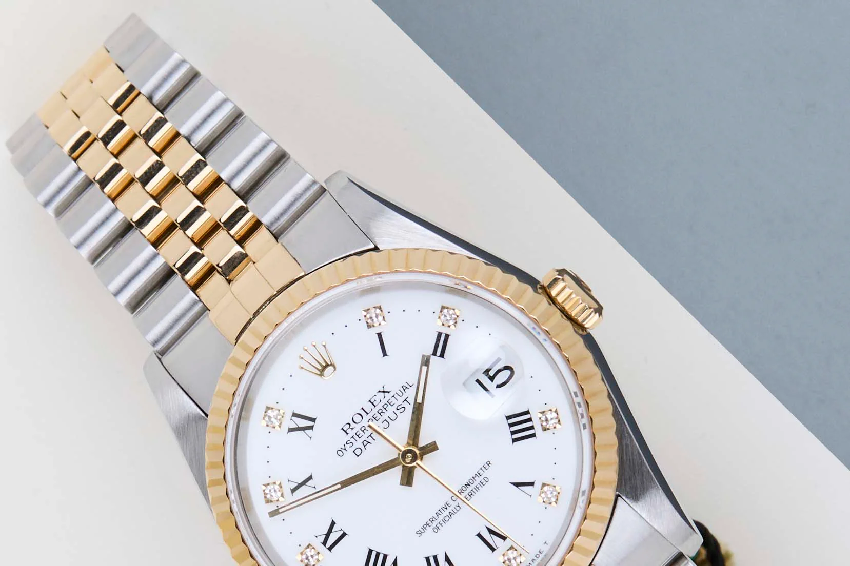 Datejust 36 'White Buckley Diamond Dial - Jubilee' - Image 3