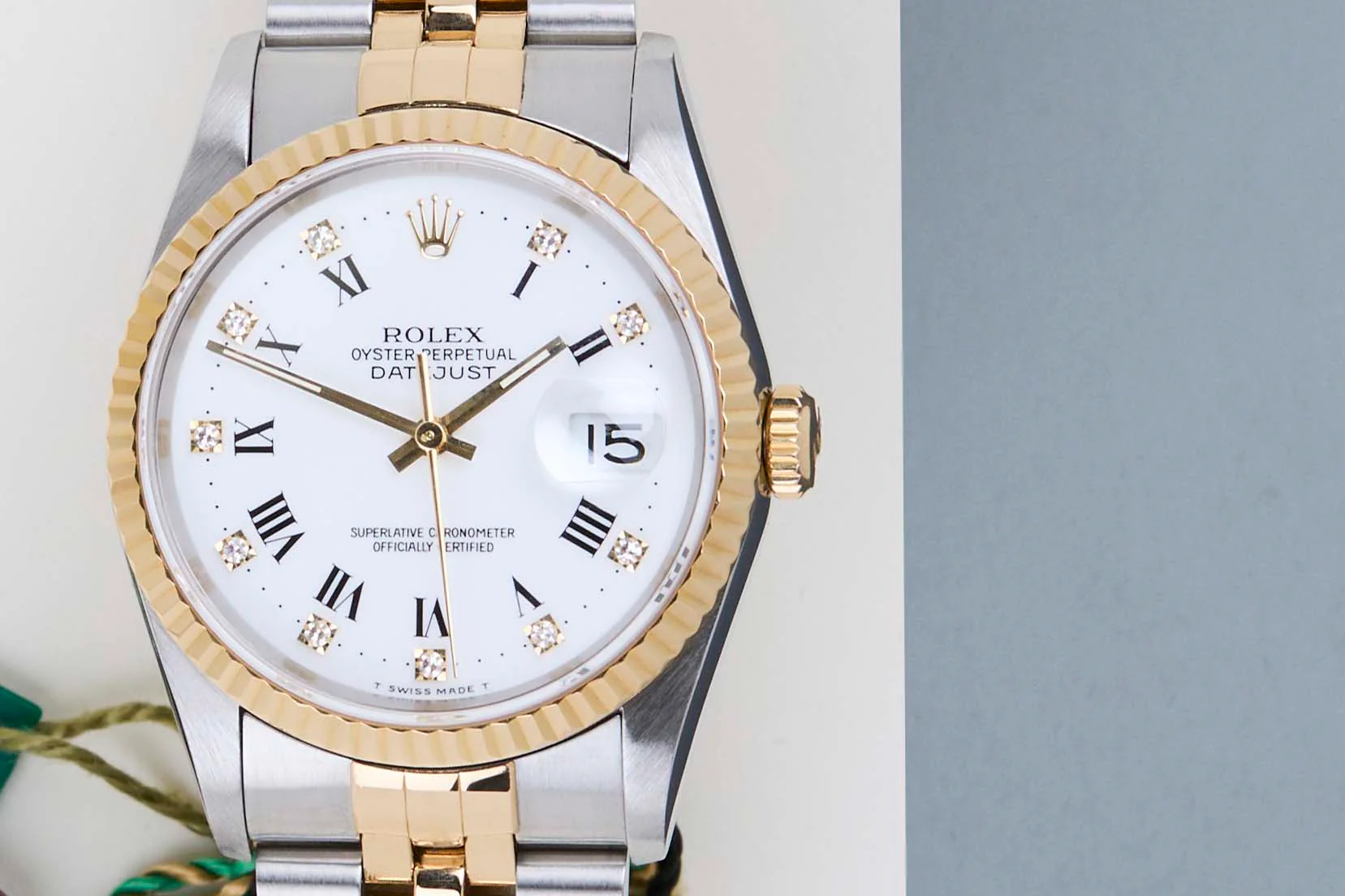 Datejust 36 'White Buckley Diamond Dial - Jubilee' - Image 5