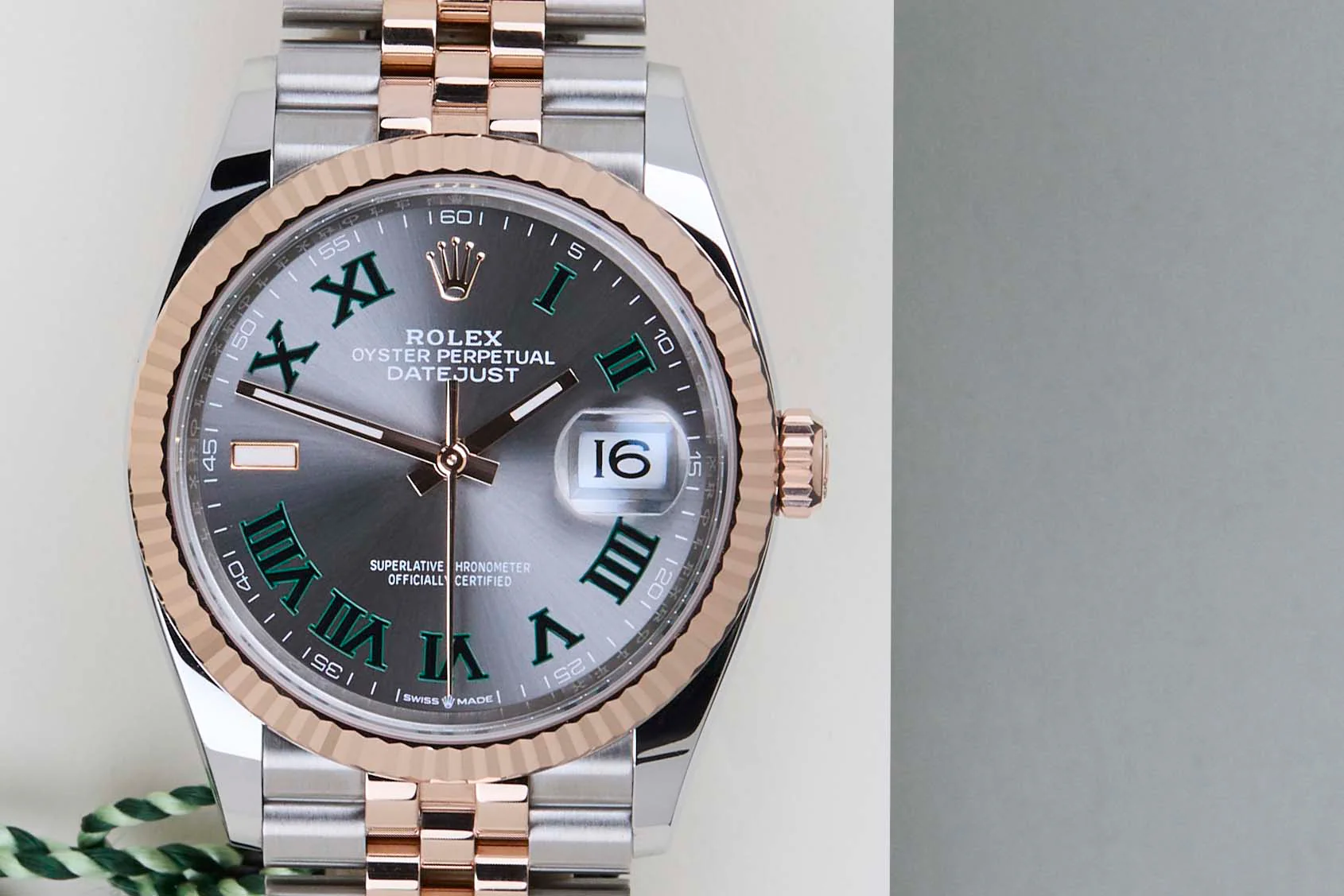 Datejust 36 'Wimbledon Dial - Jubilee' - Image 5