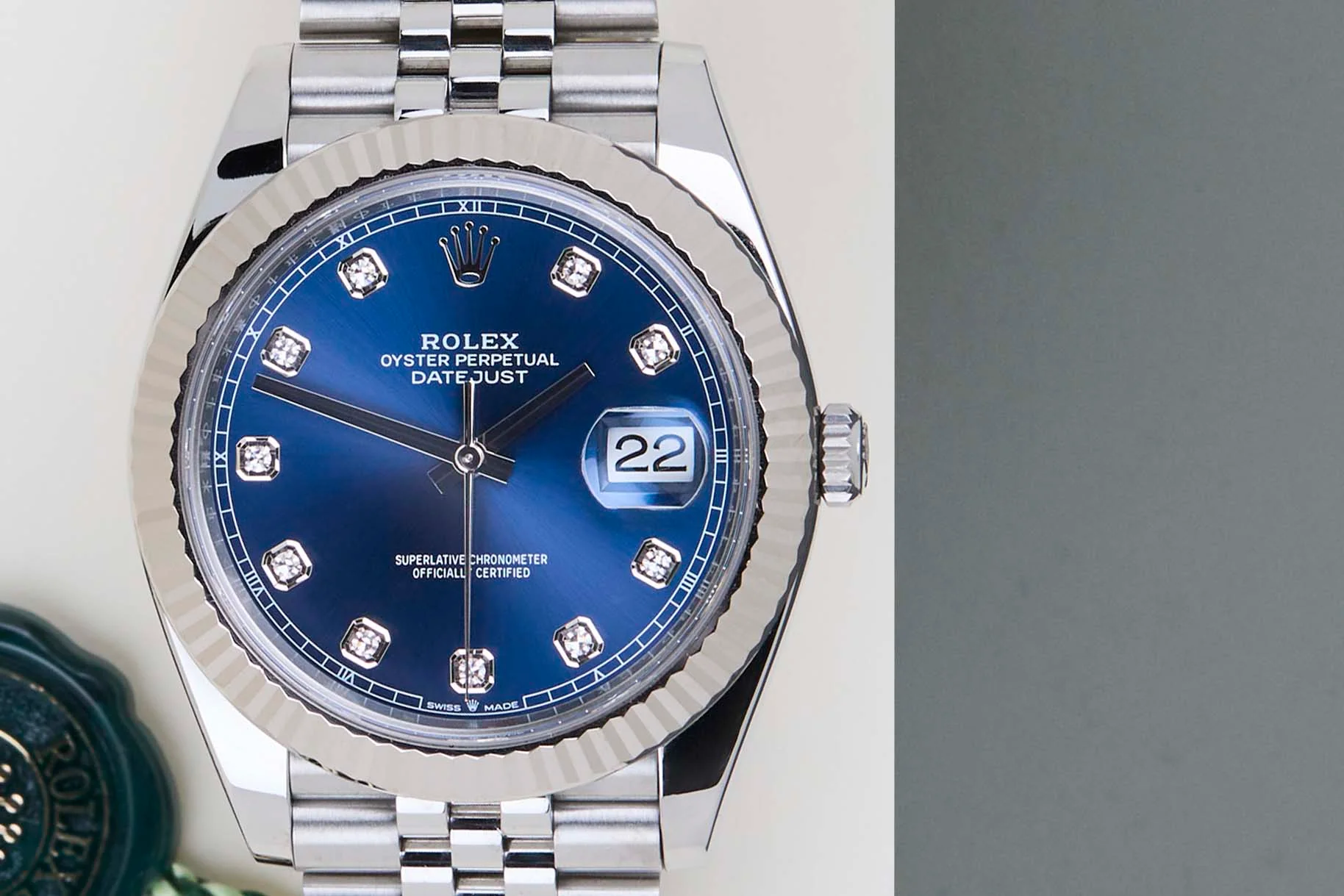 Datejust 41 'Blue Diamond Dial - Jubilee' - Image 5