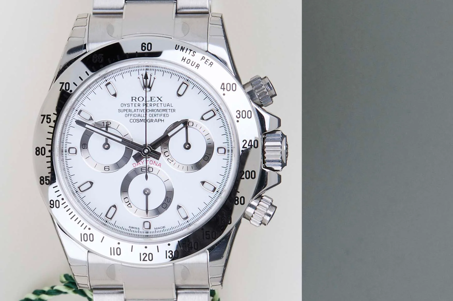 Daytona 'White Chromalight APH Dial - NOS' - Image 5