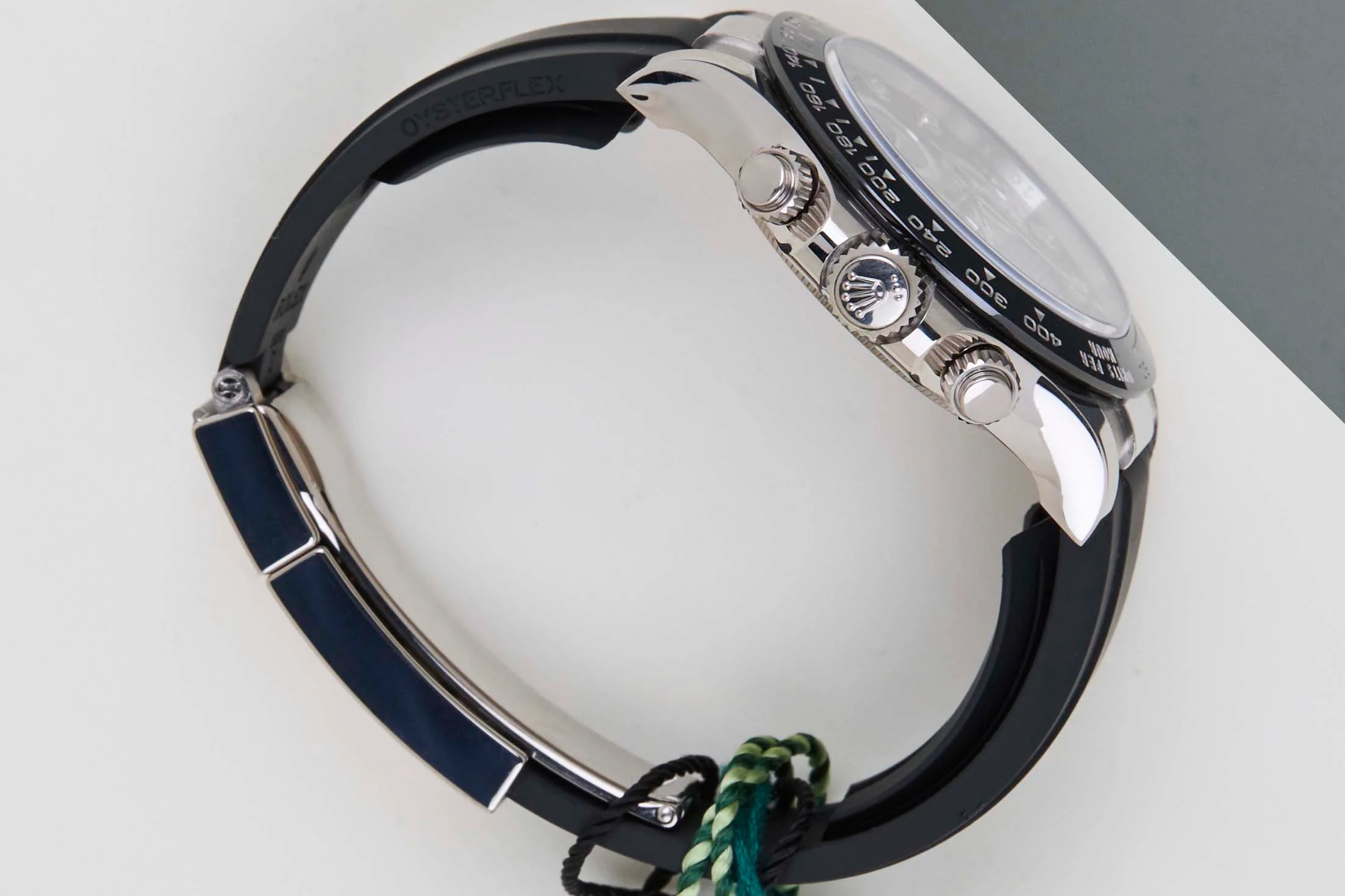 Daytona 'White Gold - Black Diamond Dial - Oysterflex' - Image 8