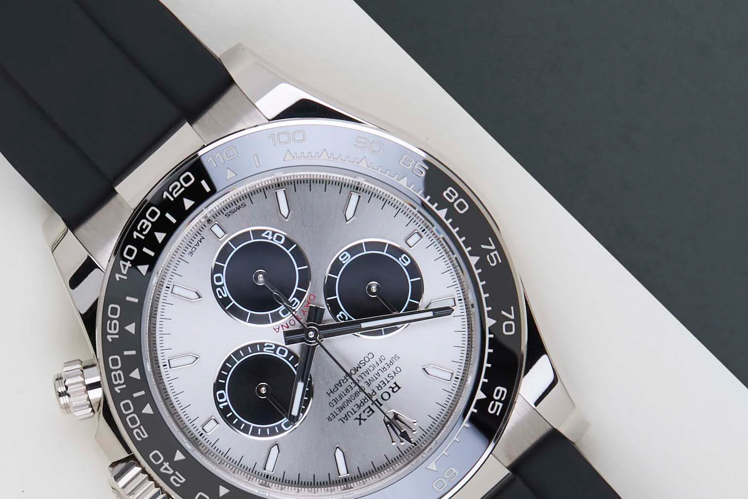 Daytona 'White Gold - Ghost Dial - Oysterflex' - Image 4
