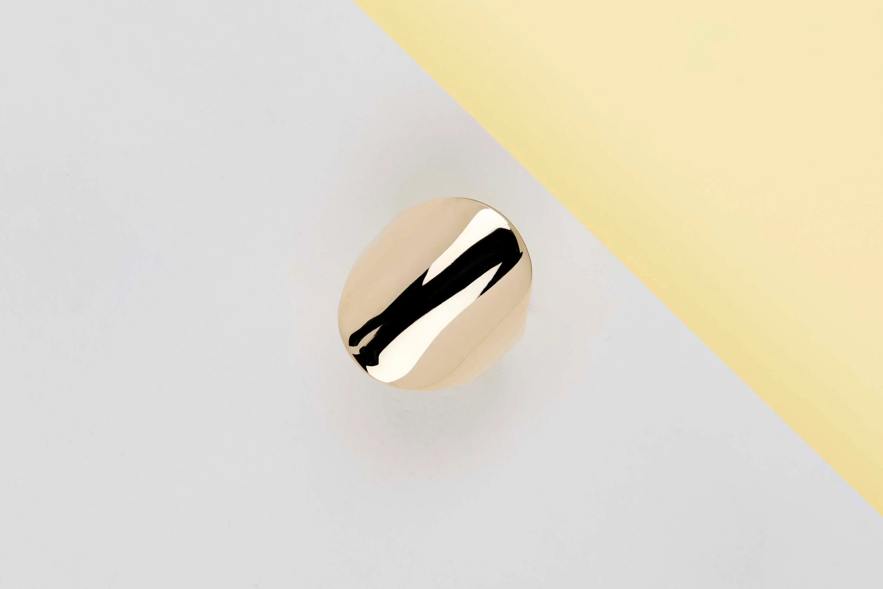 Flat Seal Ring - Yellow Gold - Size 55 - Image 2