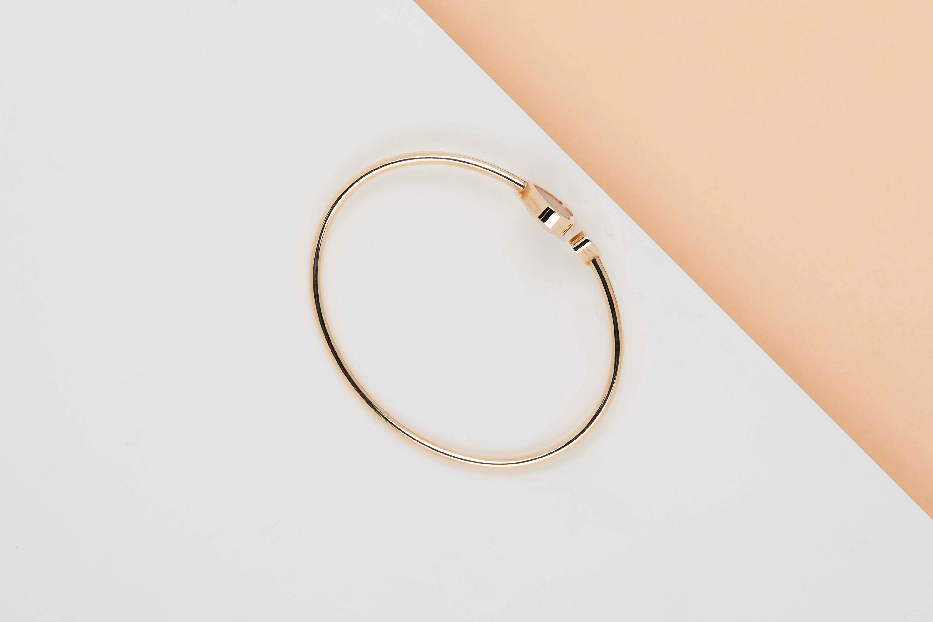 Happy Heart Bangle 007 - Rose Gold - Size M - B&P - Image 3