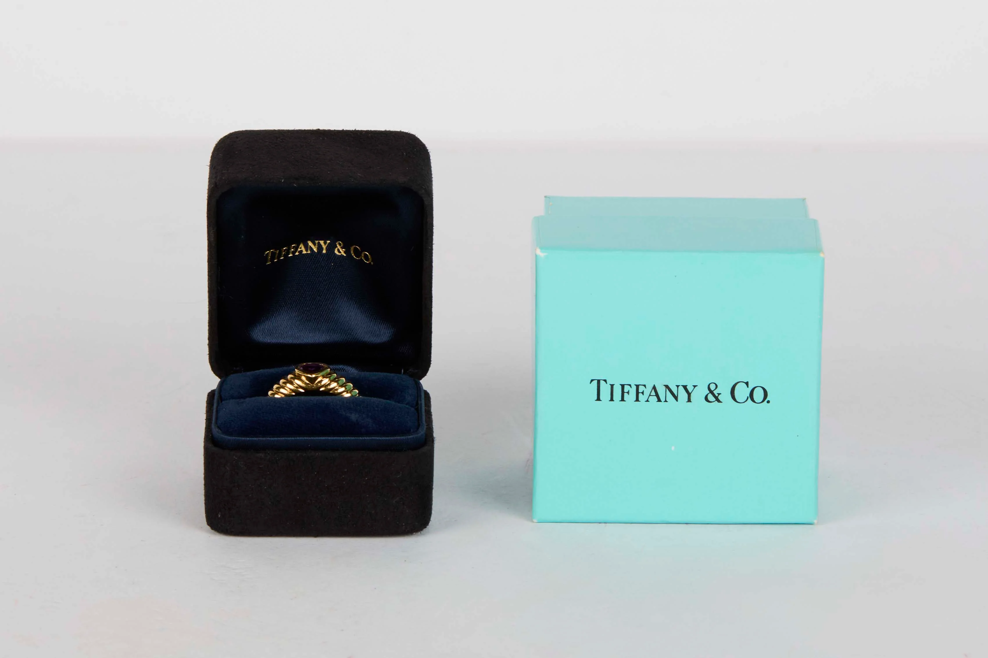 Friendship Ring - Yellow Gold - Amethyst - Size 53 - B - Image 4