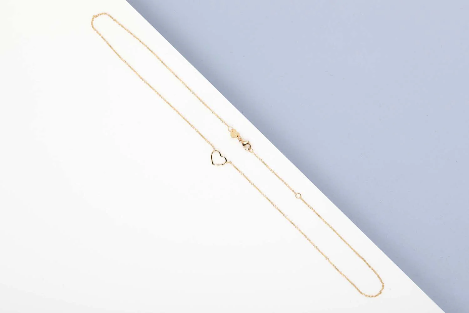 Yellow Gold Necklace - 40 CM