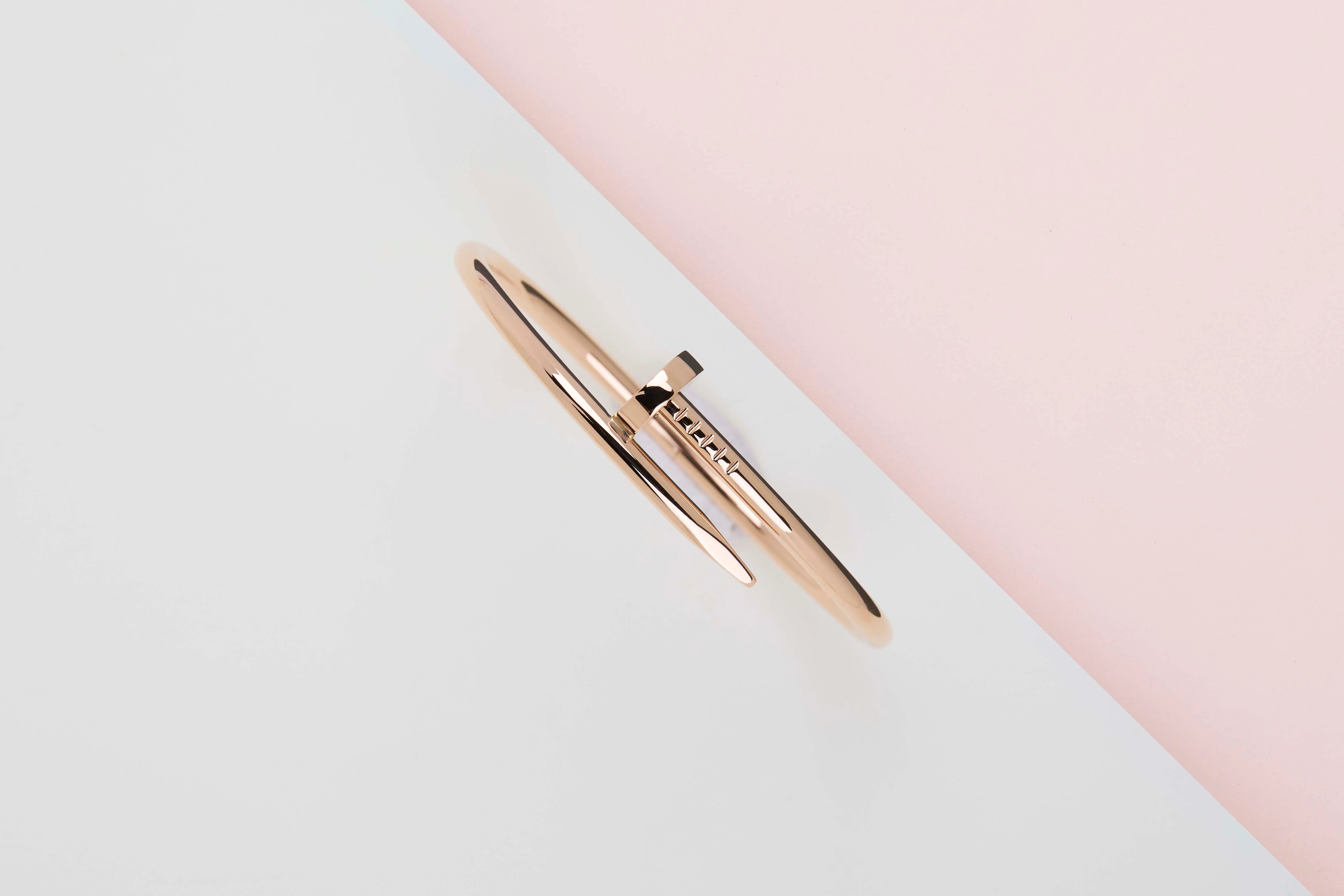 Juste Un Clou Bracelet - Rose Gold - Size 17 - B&P - Image 2
