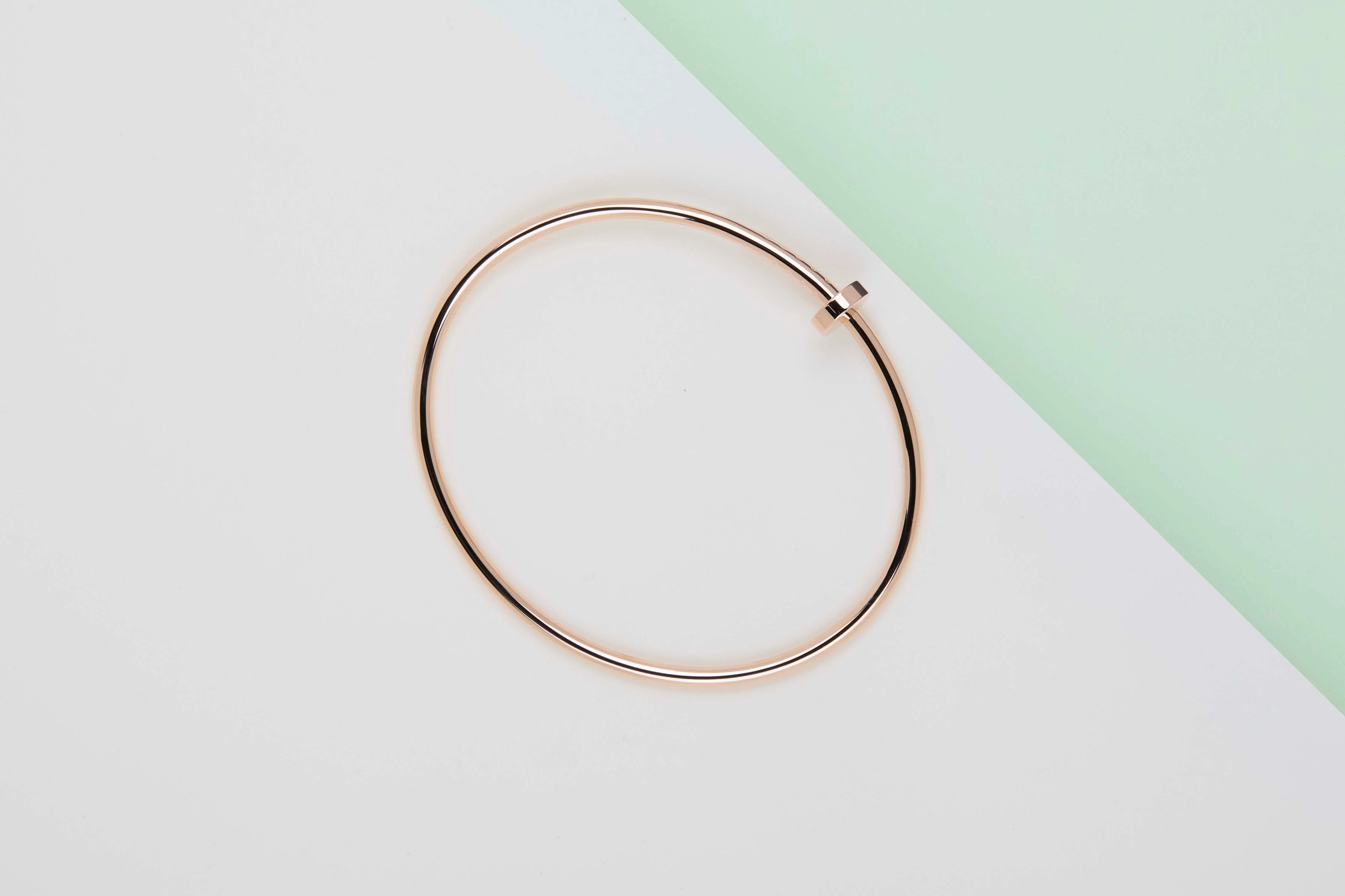 Juste Un Clou Bracelet Small - Rose Gold - Size 17 - B&P - Image 3