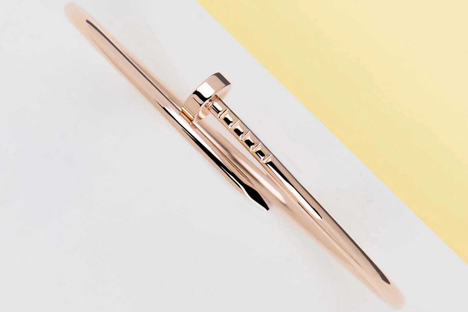 Juste Un Clou Bracelet Small - Rose Gold - Size 17 - B&P