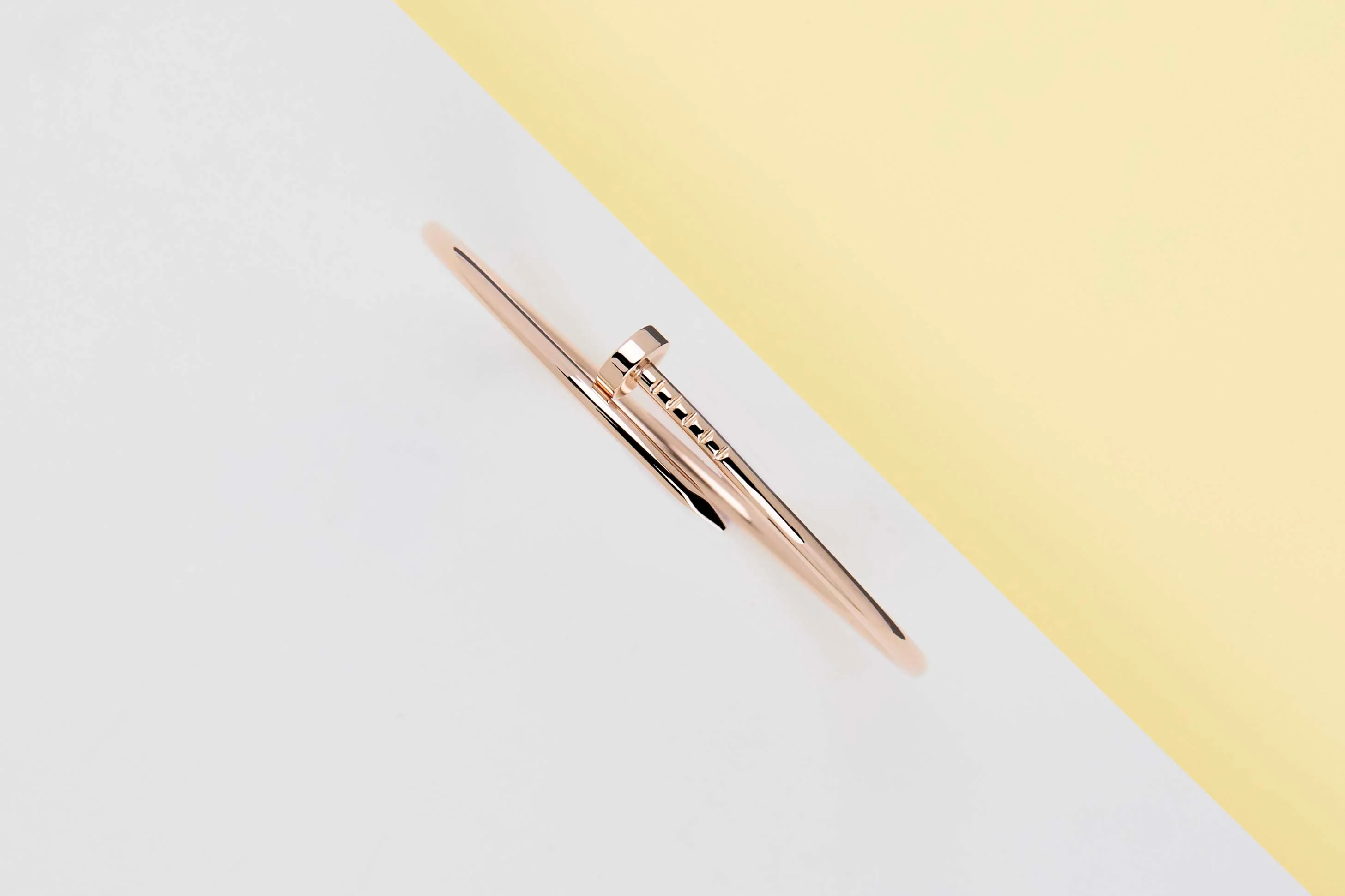 Juste Un Clou Bracelet Small - Rose Gold - Size 17 - B&P - Image 2