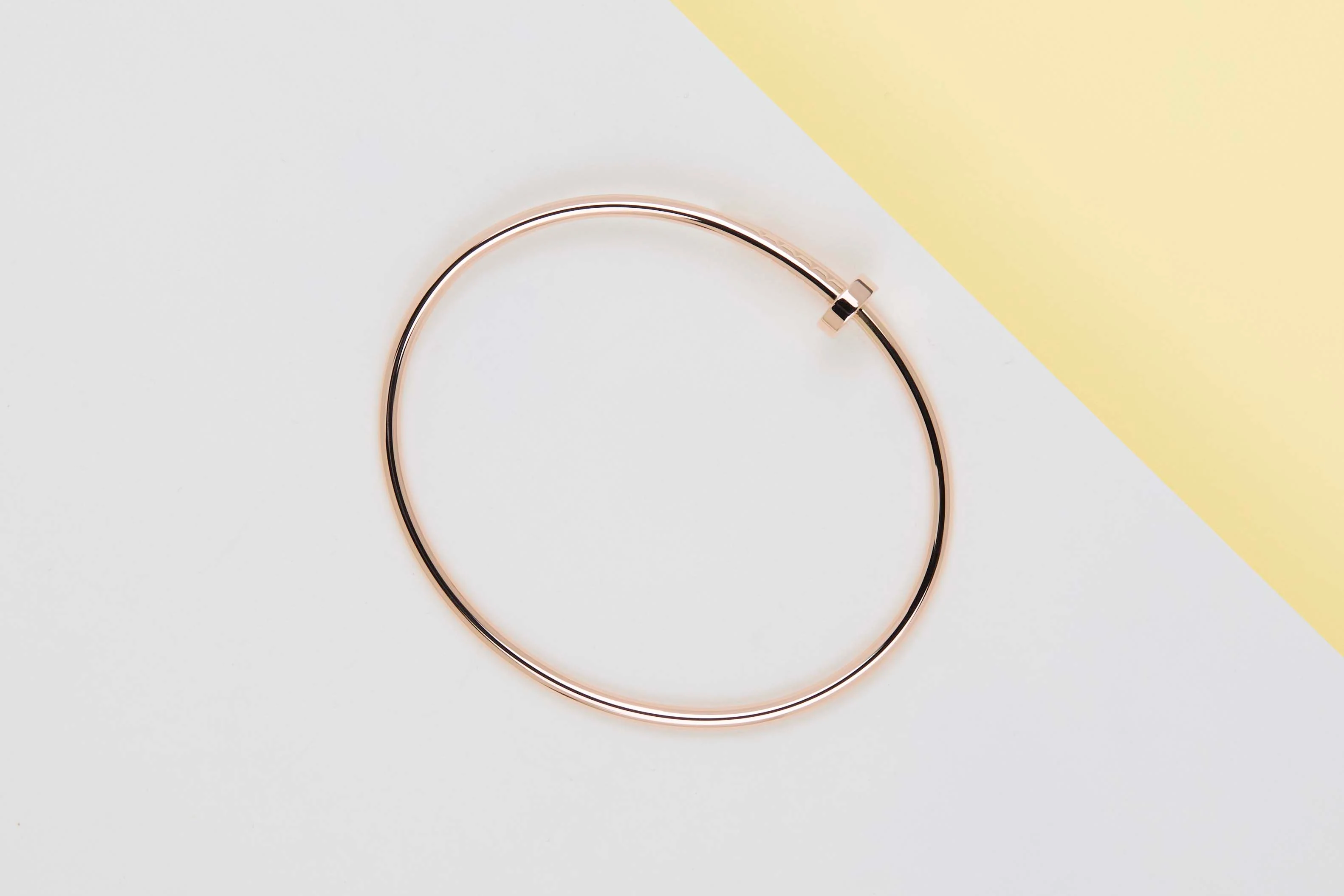 Juste Un Clou Bracelet Small - Rose Gold - Size 17 - B&P - Image 3