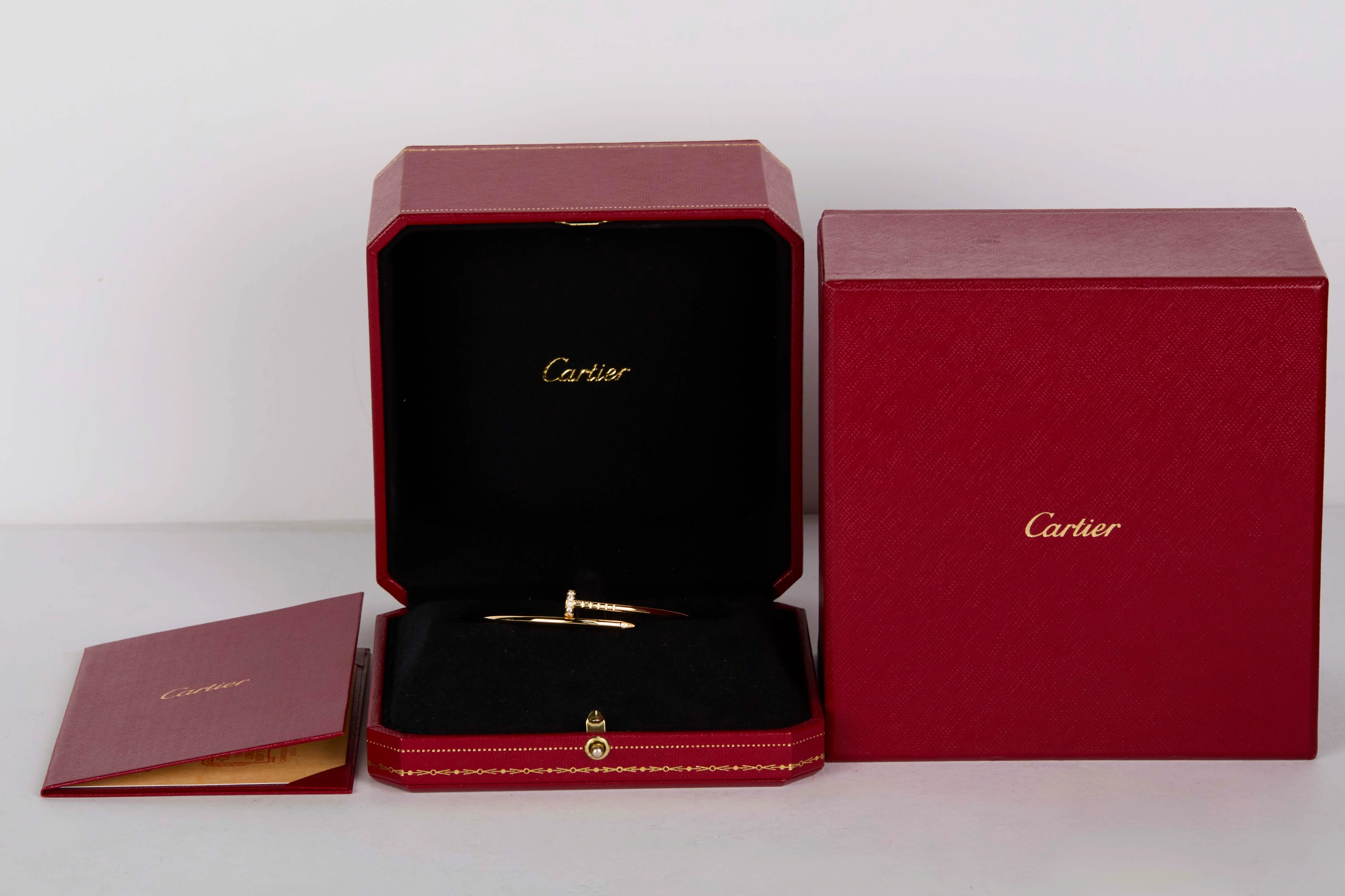 Juste Un Clou Bracelet Small - Yellow Gold & Diamonds - Size 16 - B&P - Image 5