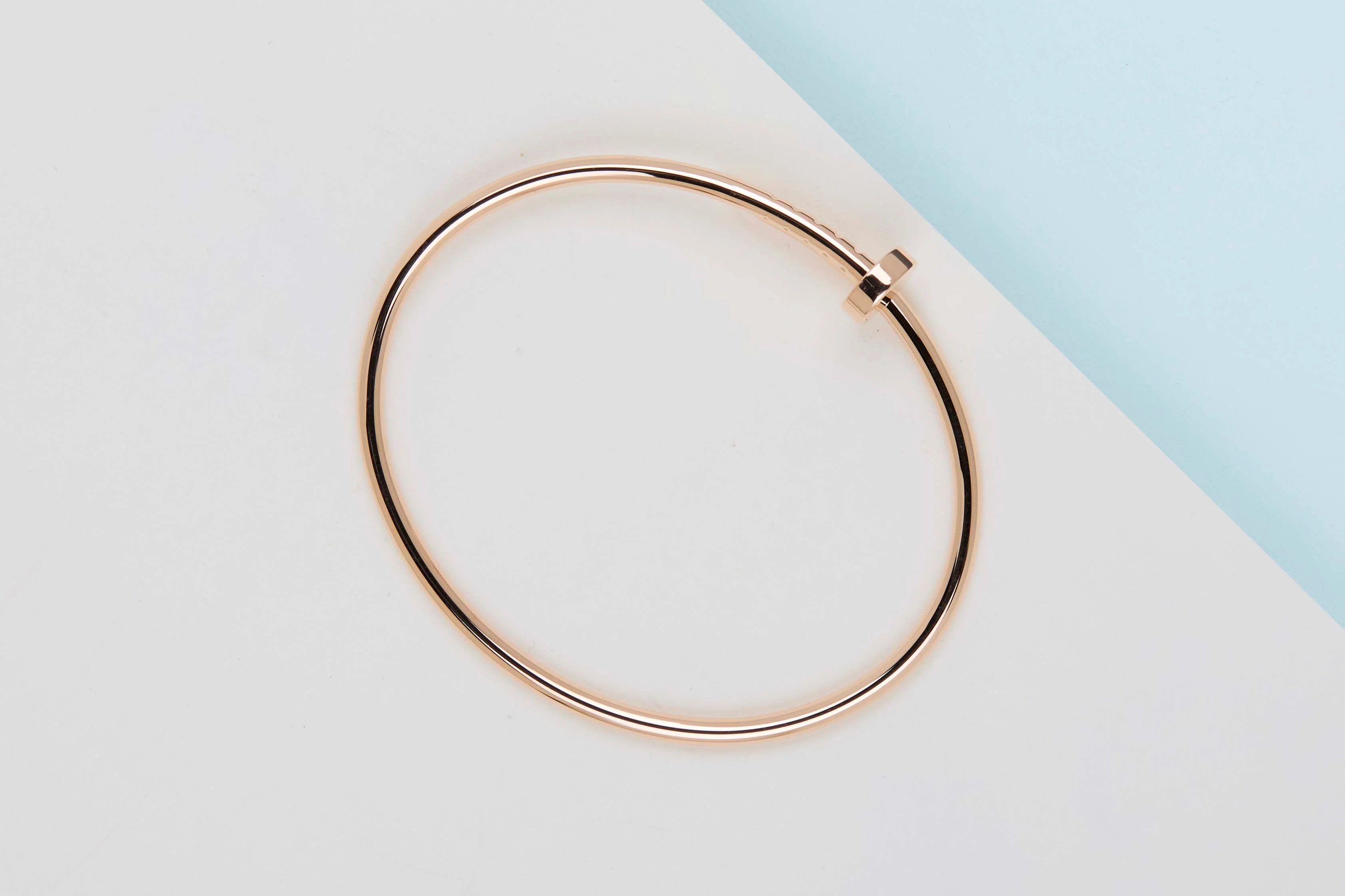 Juste Un Clou Bracelet Small - Rose Gold - Size 15 - B&P - Image 3