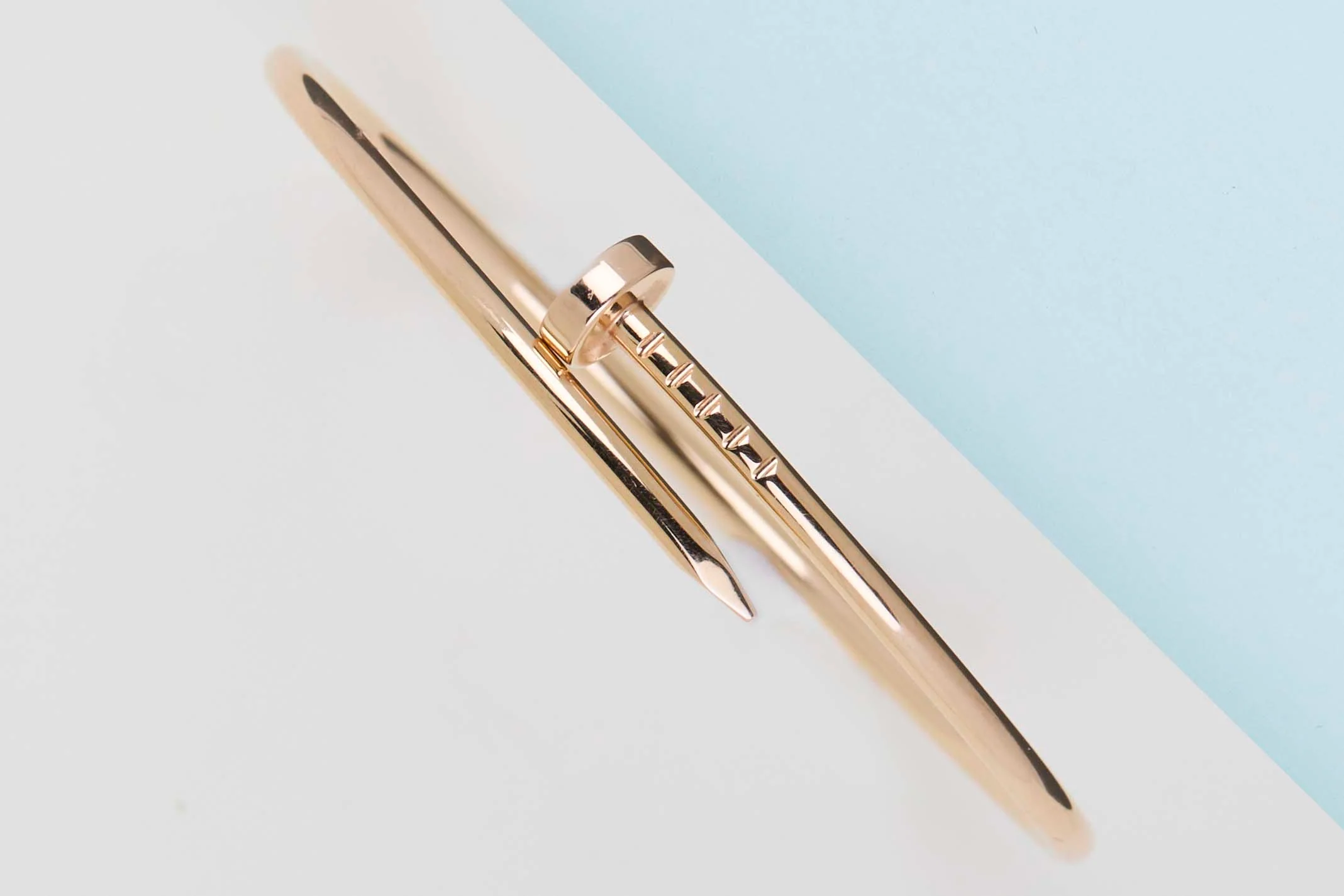 Juste Un Clou Bracelet Small - Rose Gold - Size 16 - B&P