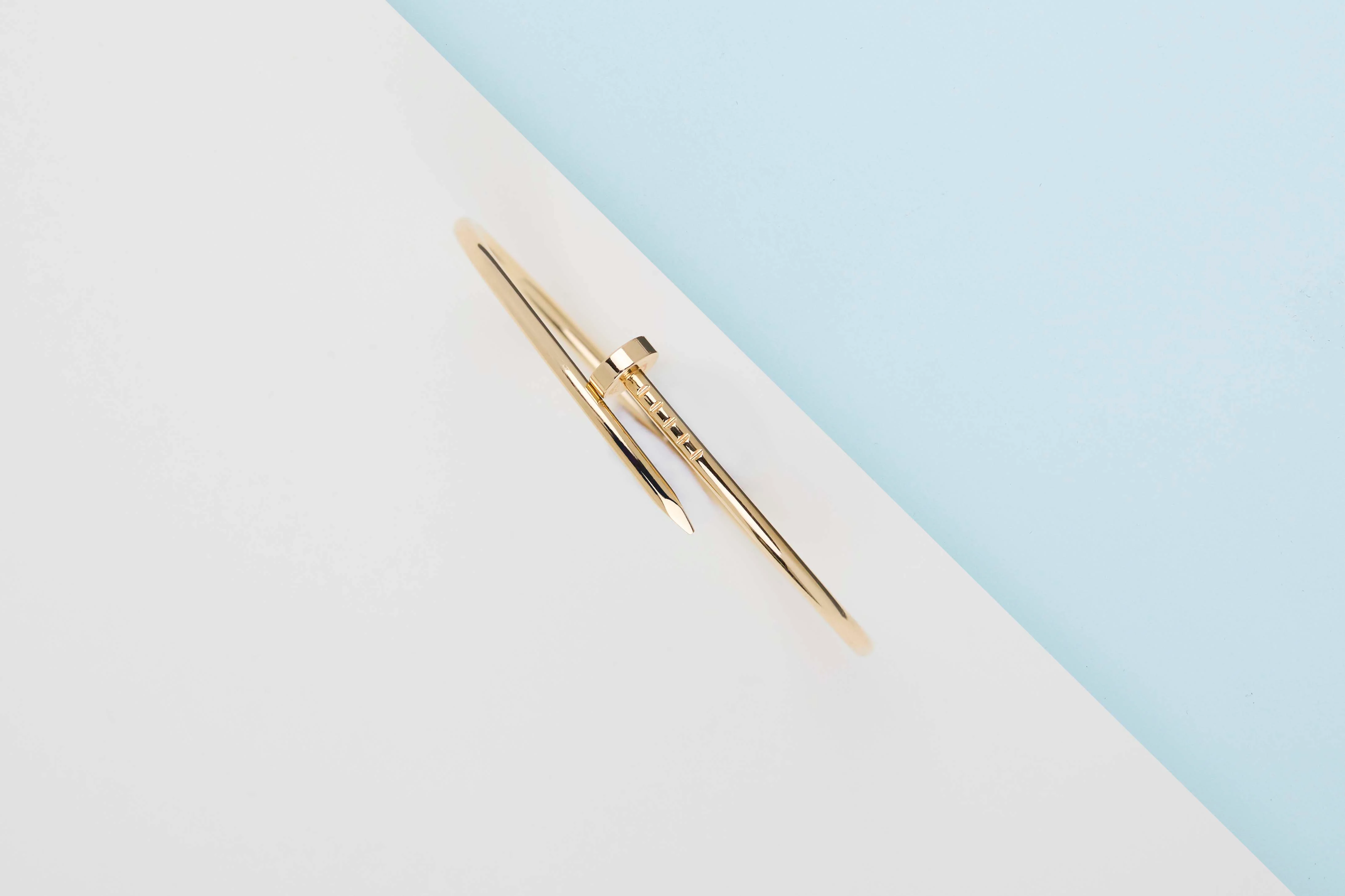 Juste un Clou Bracelet Small - Yellow Gold - Size 17 - B&P - Image 2