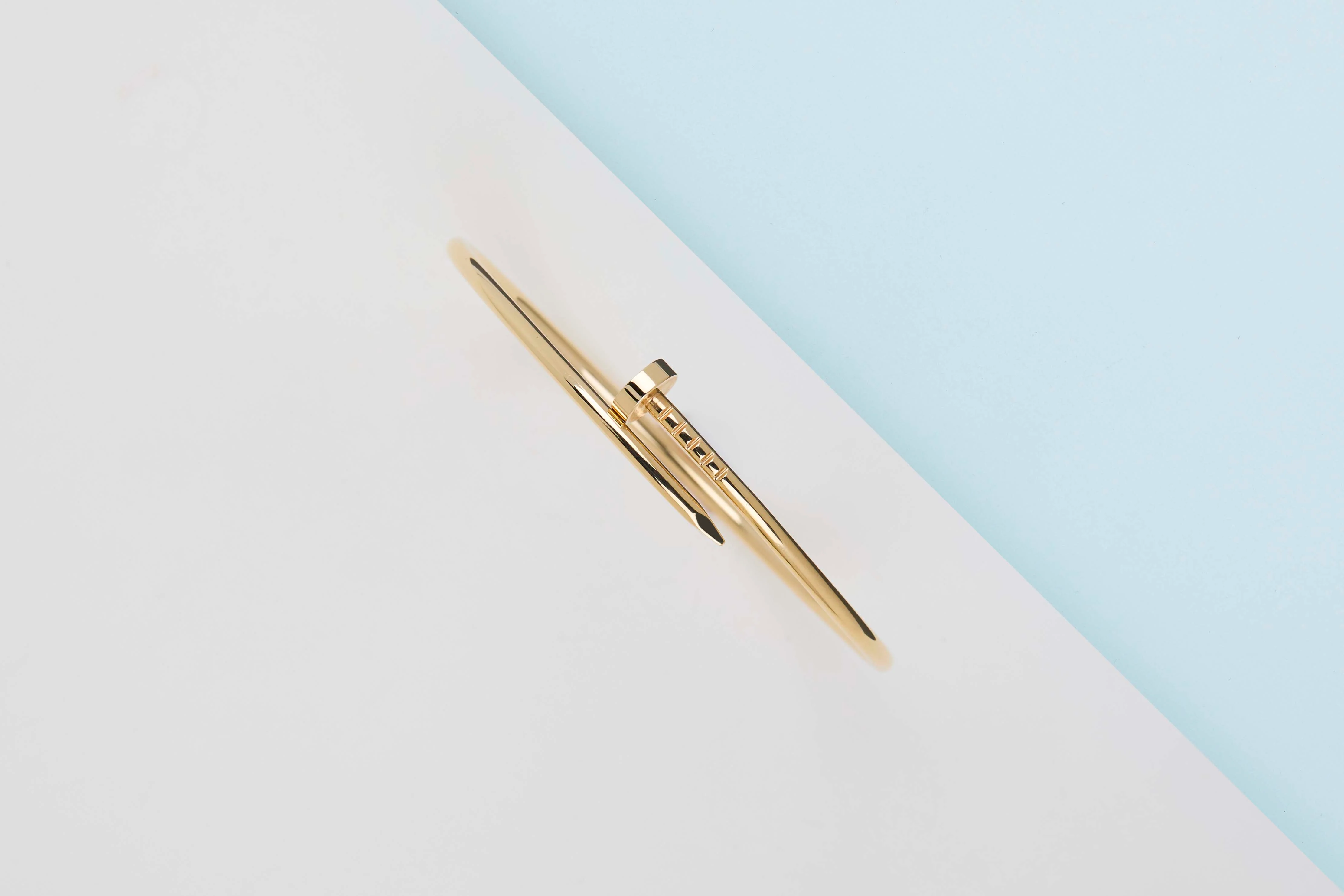 Juste Un Clou Bracelet Small - Yellow Gold - Size 18 - B&P - Image 2