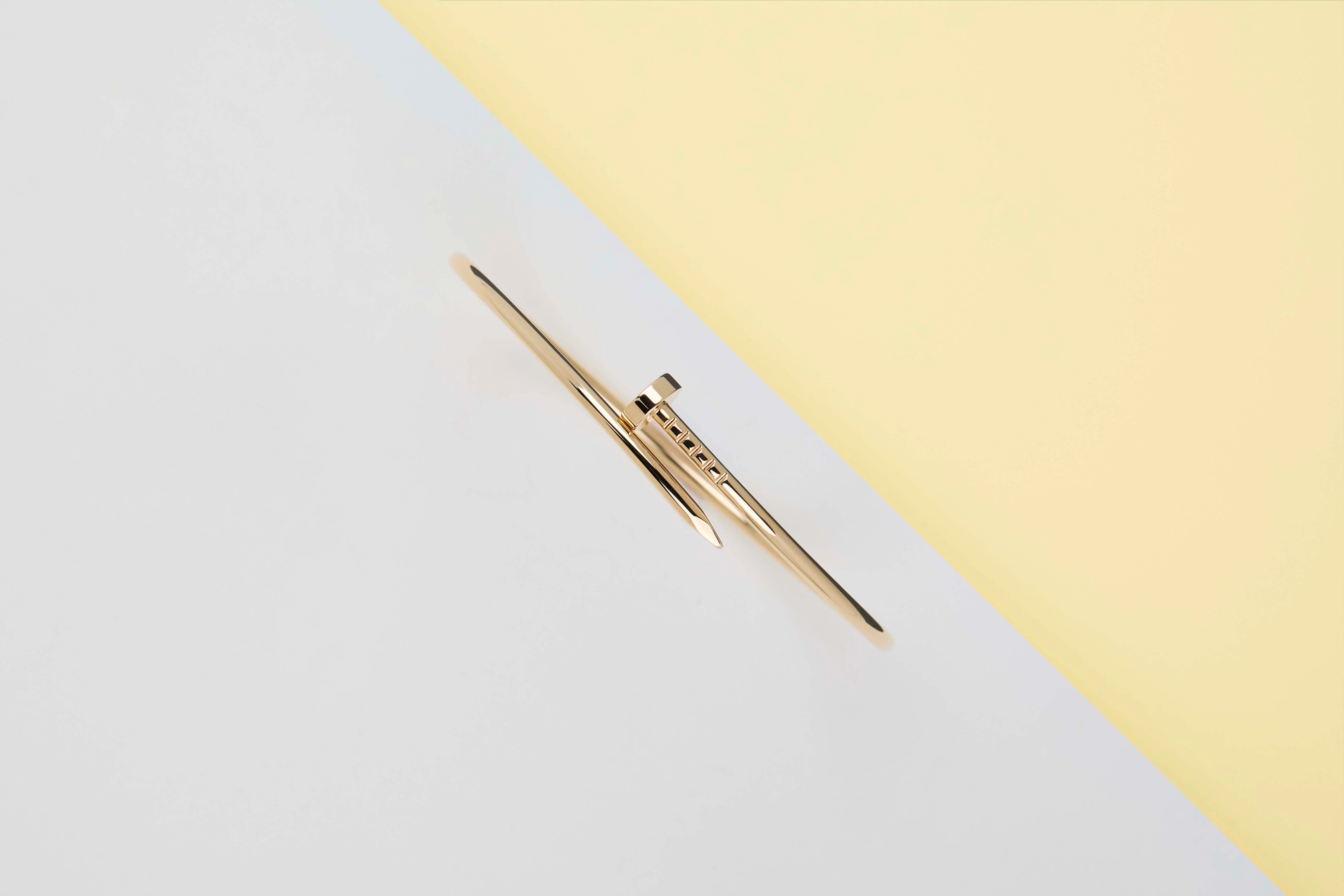 Juste Un Clou Bracelet Small - Yellow Gold - Size 19 - B&P - Image 2