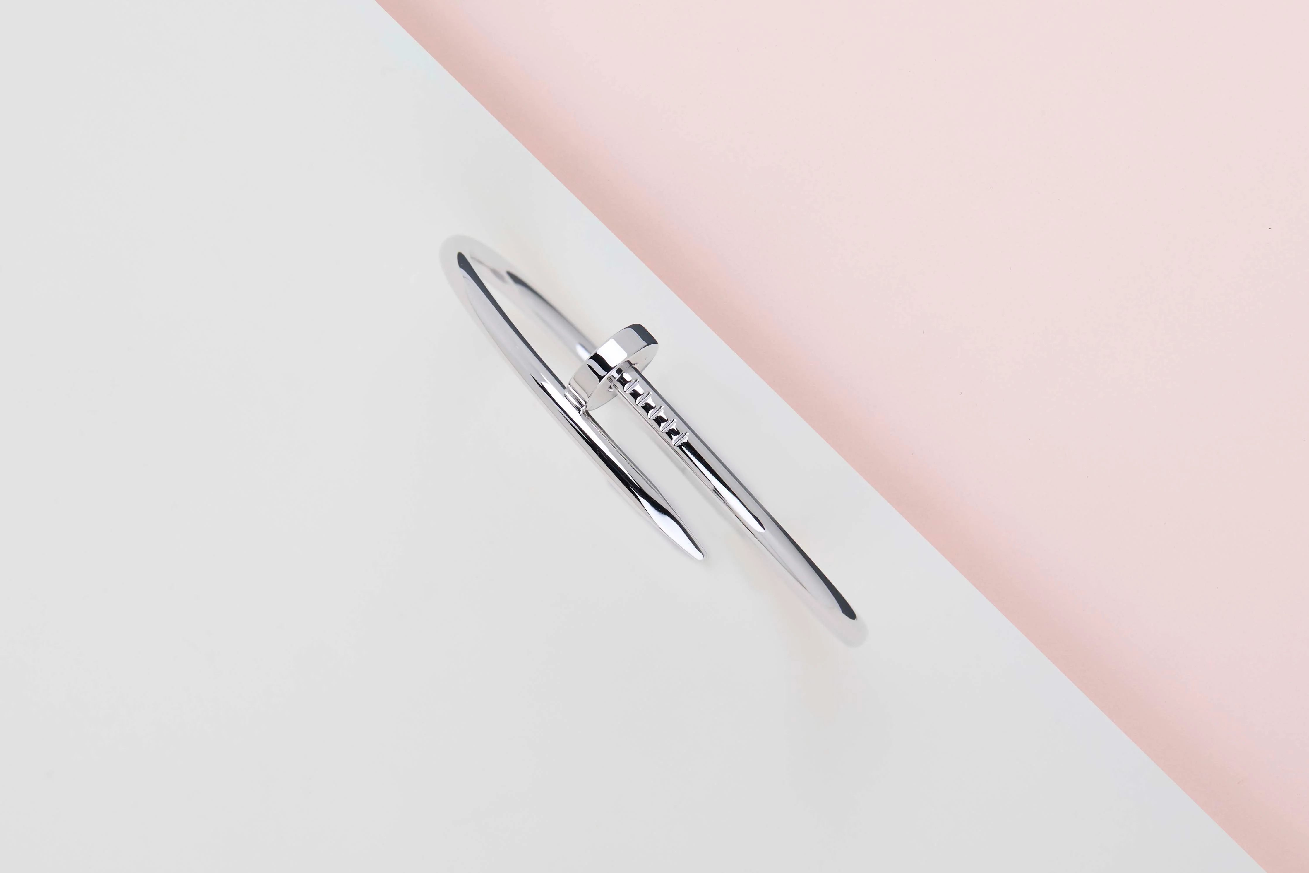 Juste Un Clou Bracelet - White Gold - Size 17 - B&P - Image 2