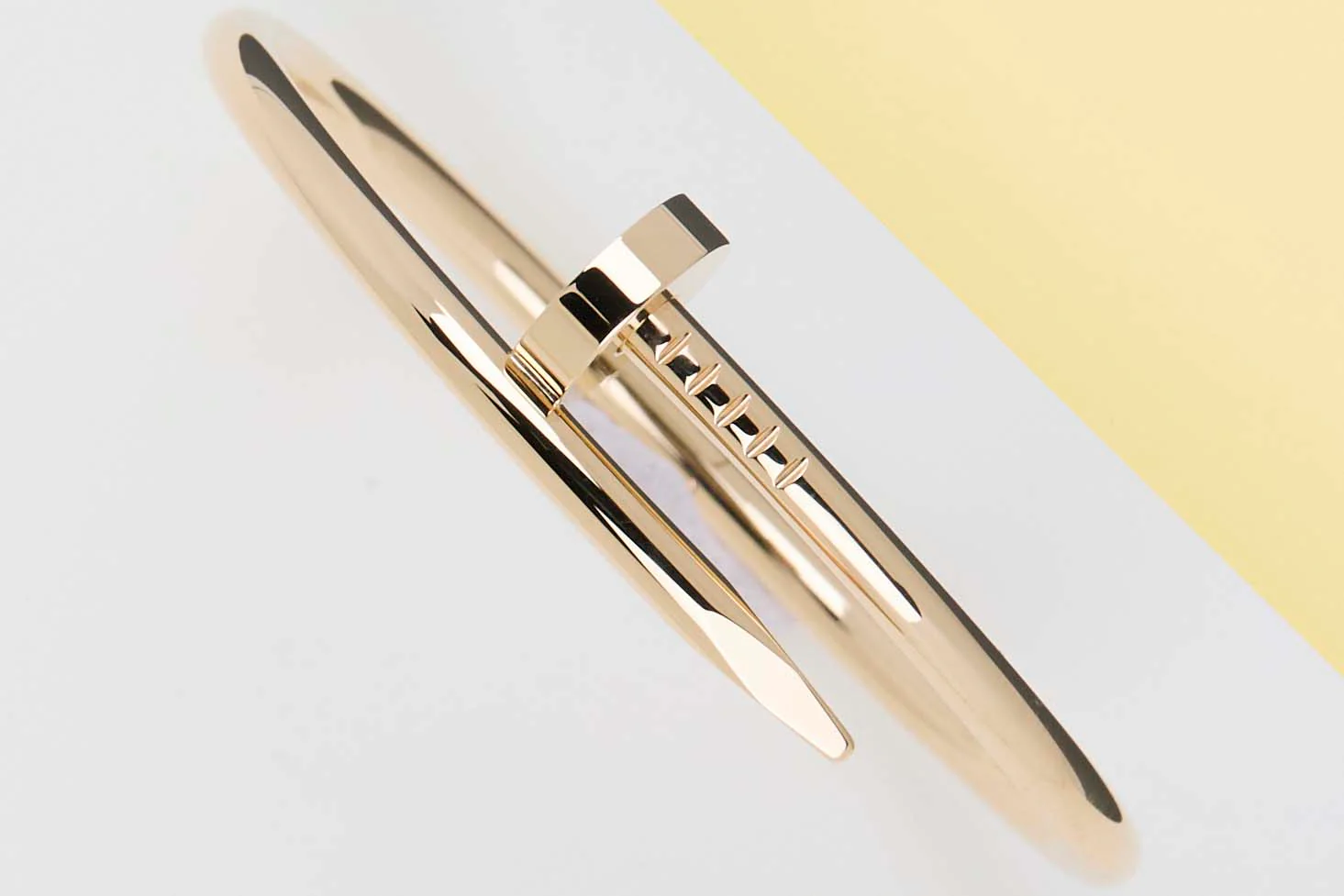 Juste Un Clou Bracelet - Yellow Gold - Size 15 - B&P