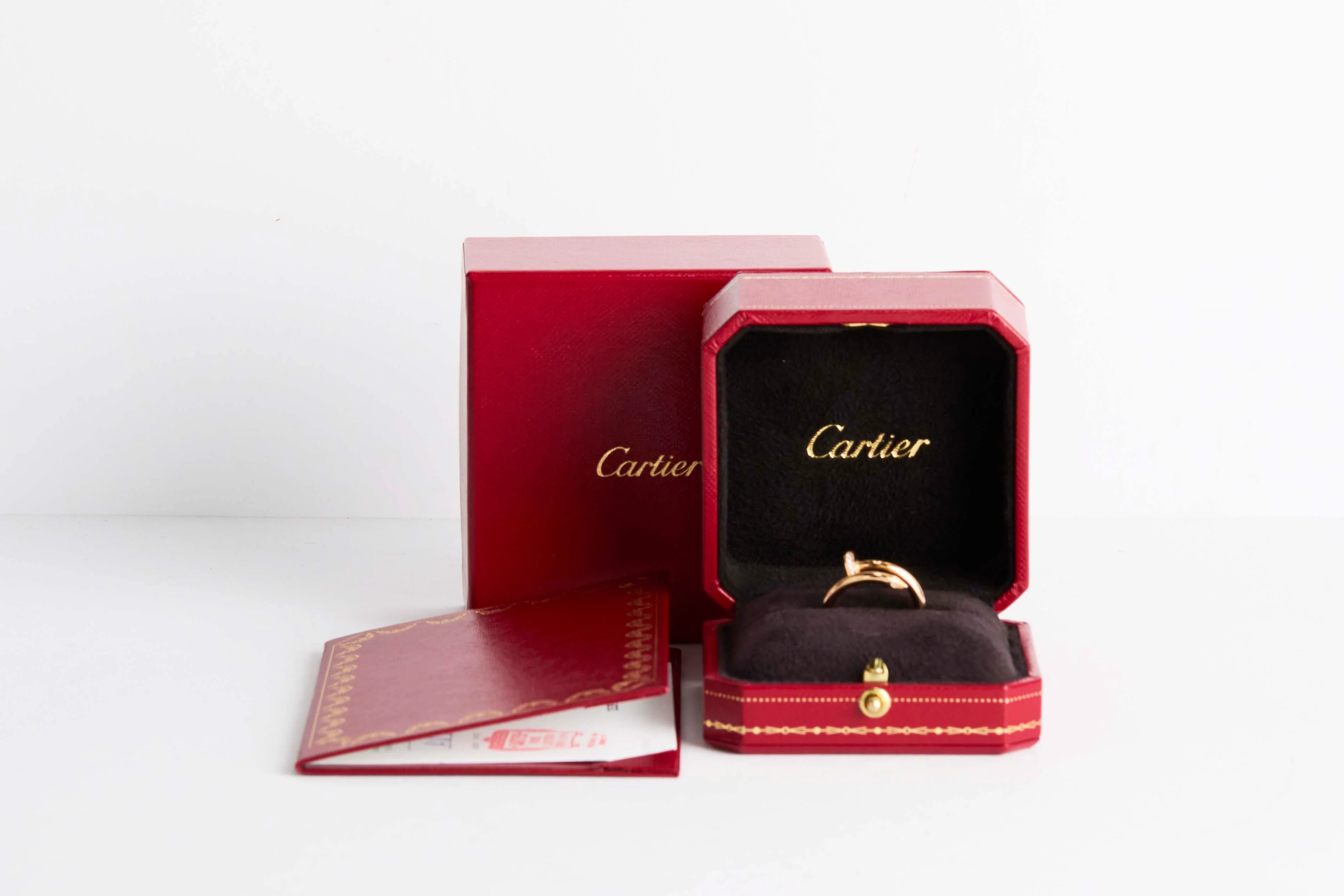 Juste Un Clou Ring - Rose Gold & Diamonds - Size 56 - B&P - Image 4