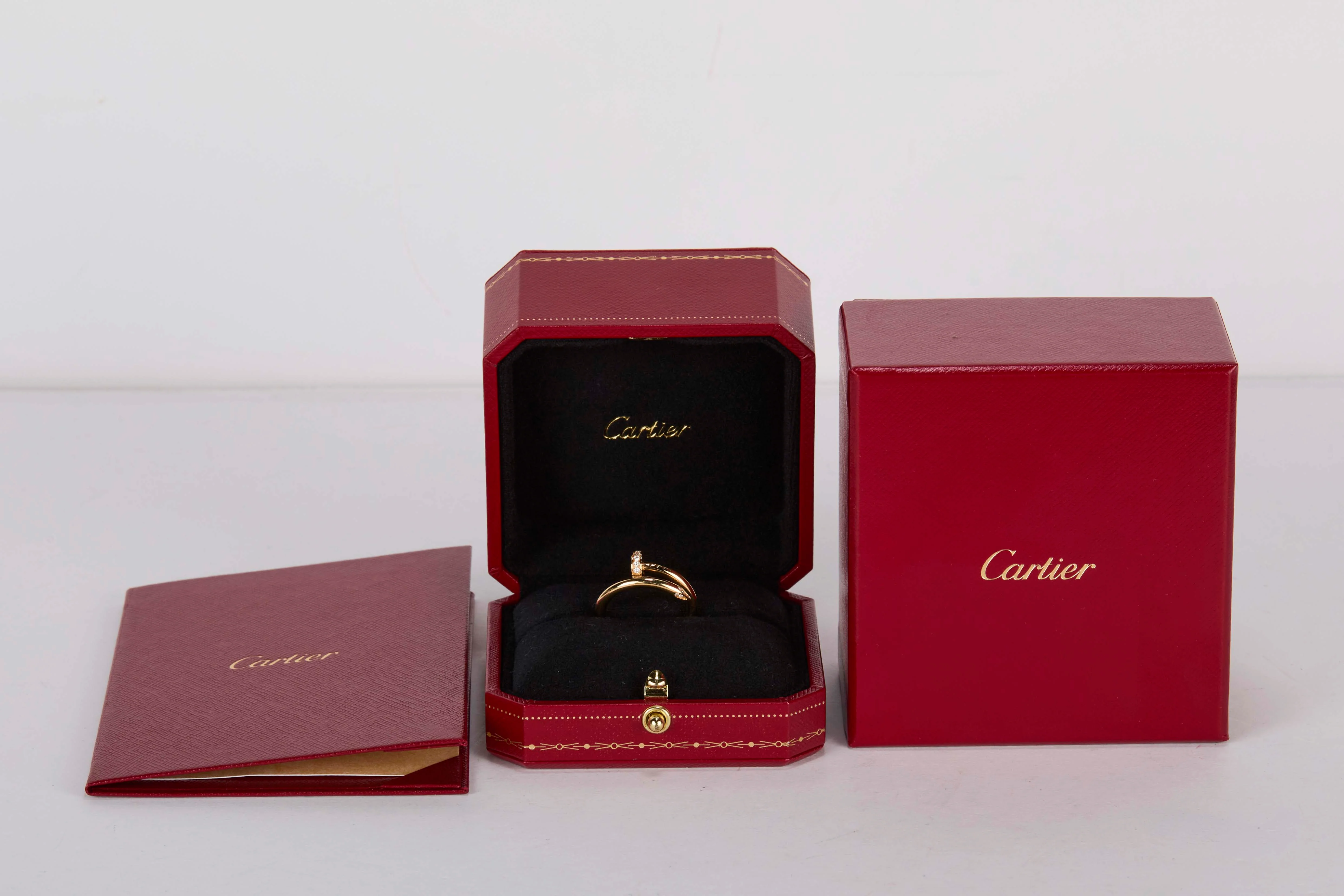 Juste Un Clou Ring - Yellow Gold & Diamonds - Size 55 - B&P - Image 5