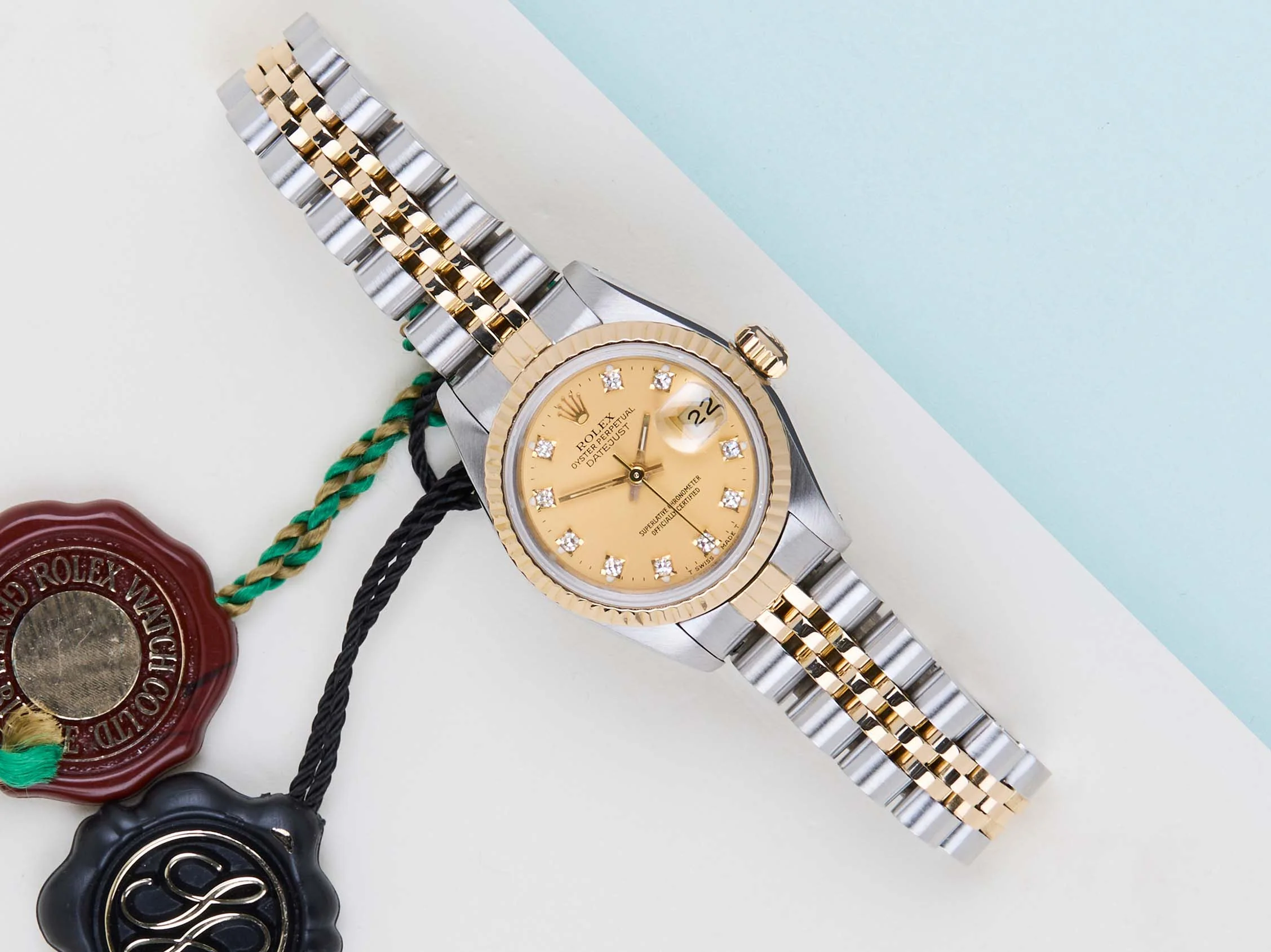Datejust 26 'Champagne Diamond Dial - Jubilee'