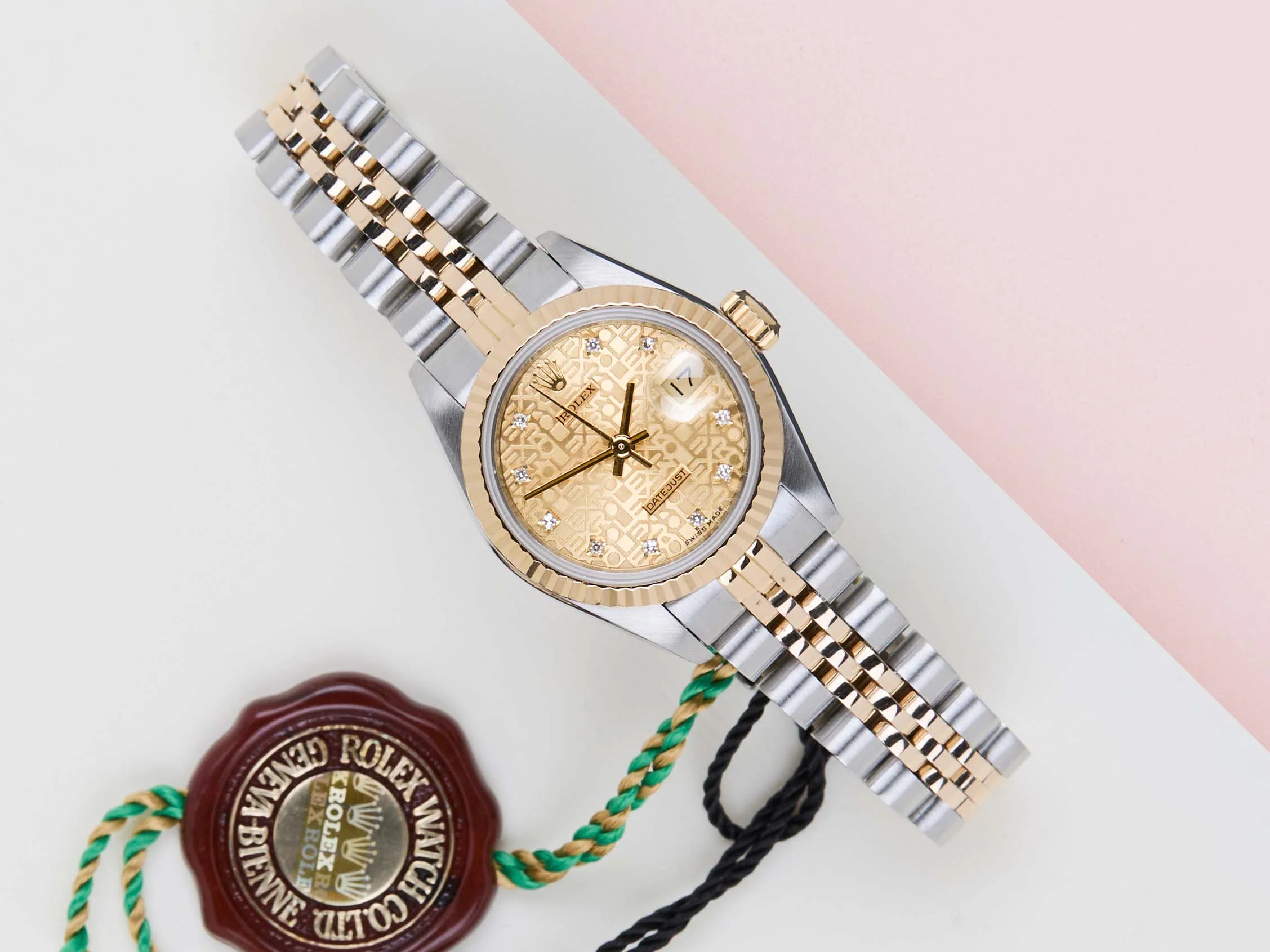 Lady-Datejust 26 'Champagne Jubilee Diamond Dial - Jubilee'