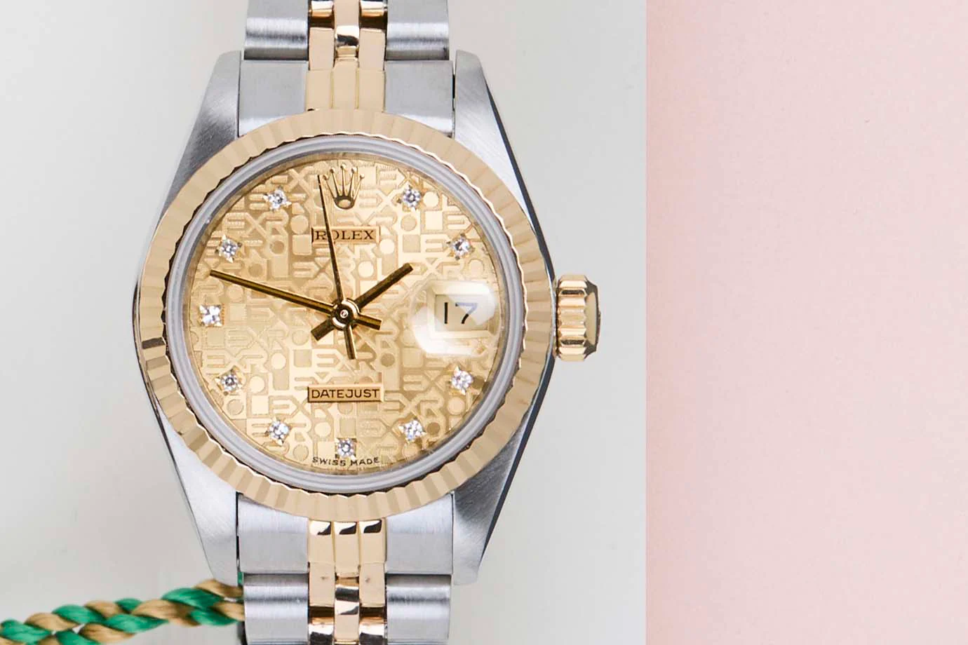 Lady-Datejust 26 'Champagne Jubilee Diamond Dial - Jubilee' - Image 5
