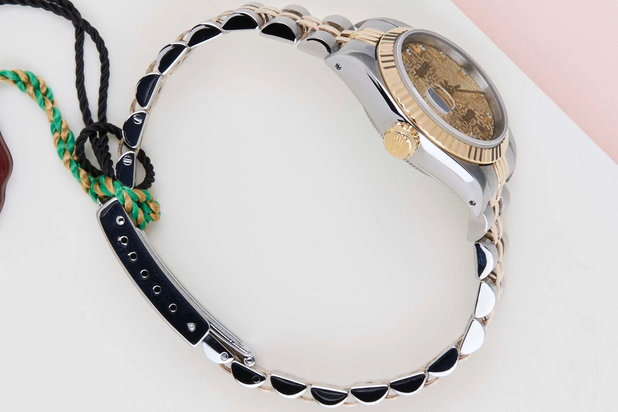 Lady-Datejust 26 'Champagne Jubilee Diamond Dial - Jubilee' - Image 7
