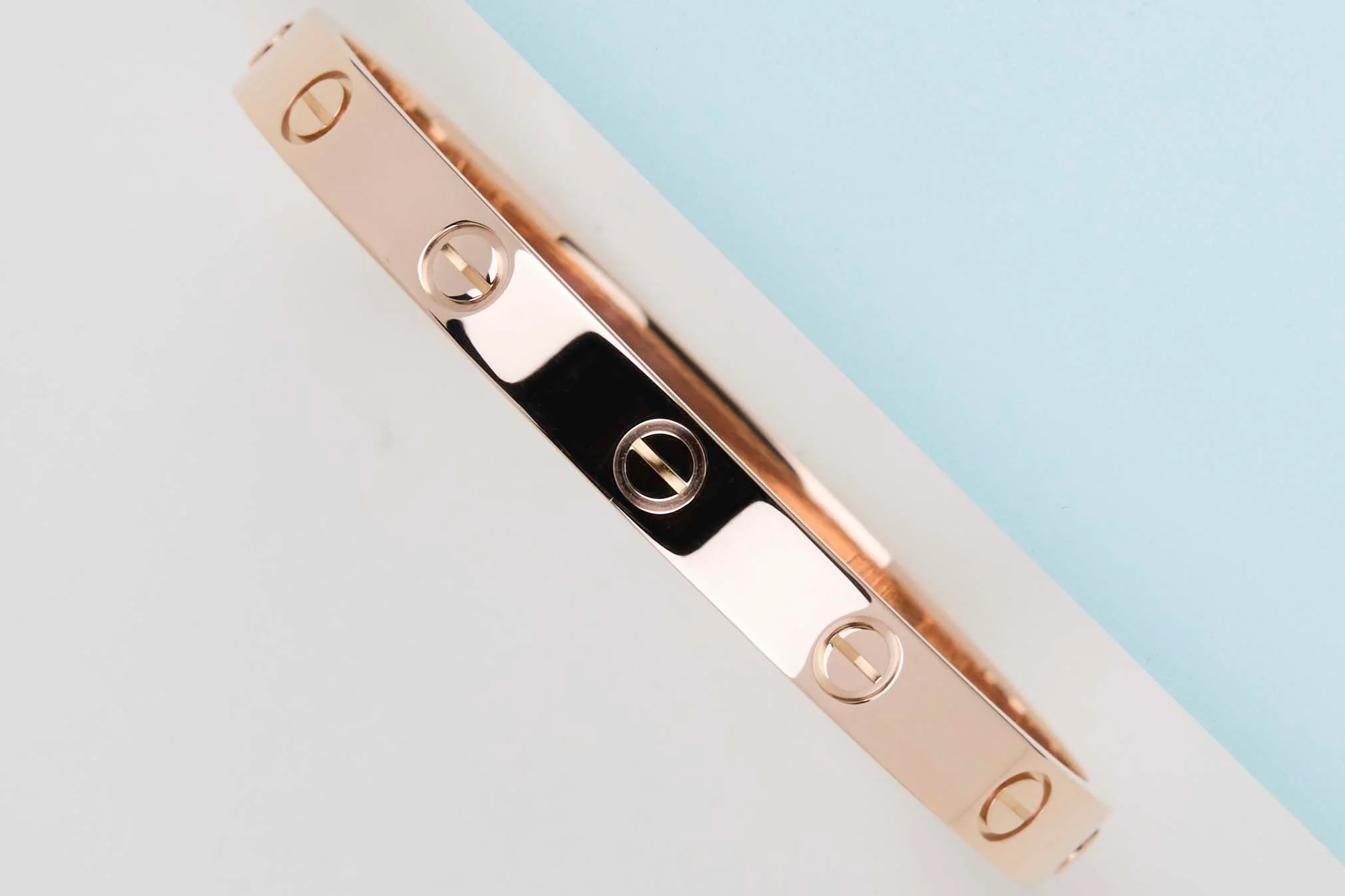 Love Bracelet - Rose Gold - Size 16 - B&P