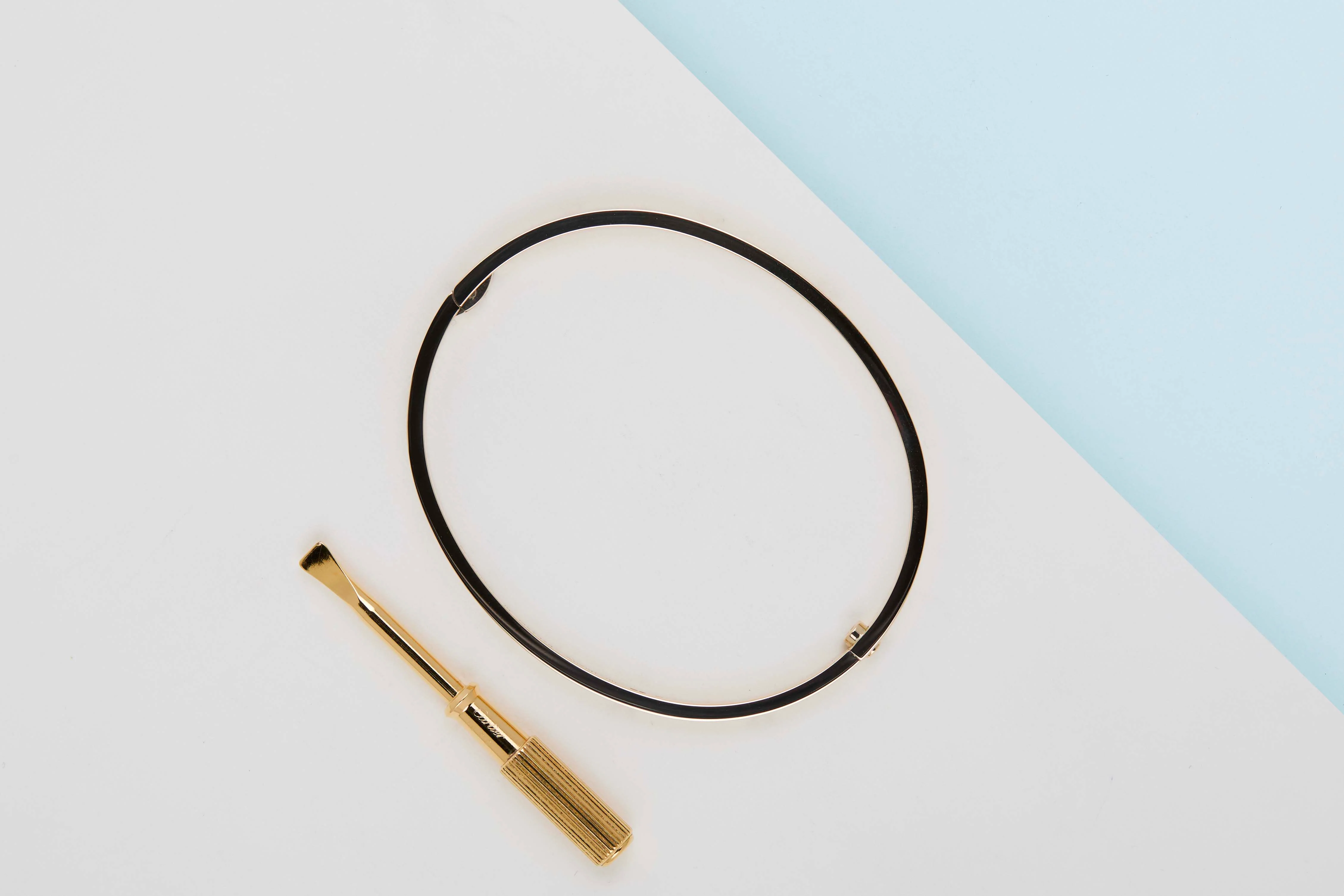 Love Bracelet Small - Yellow Gold - Size 18 - B&P - Image 3