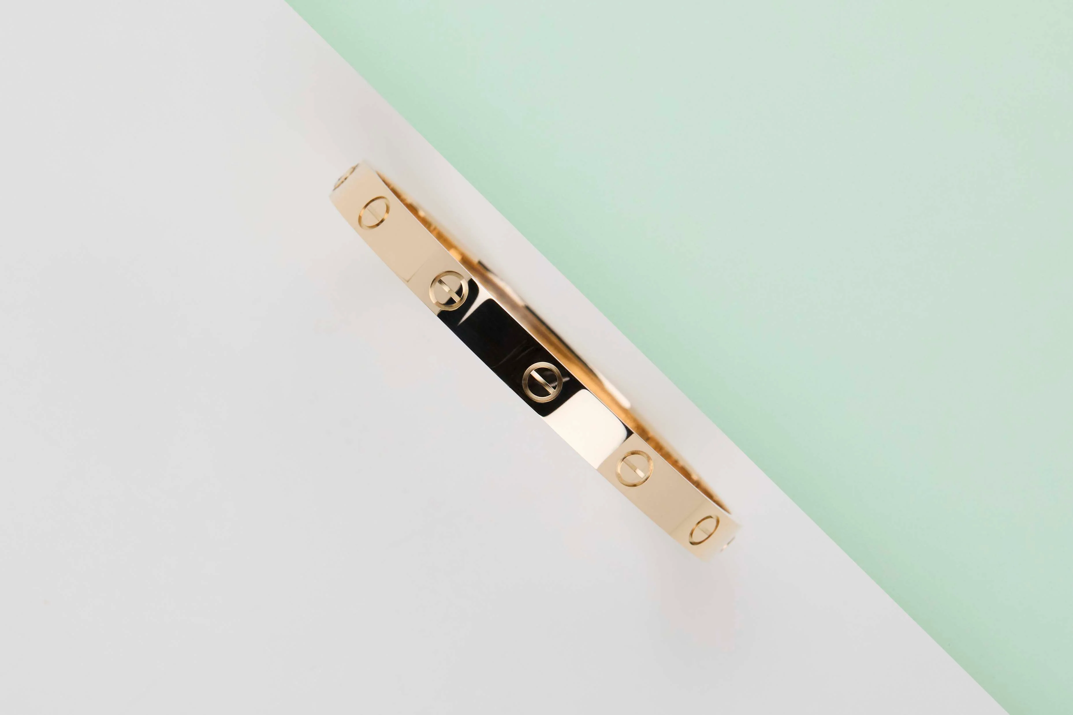 Love Bracelet - Yellow Gold - Size 17 - B&P - Image 2