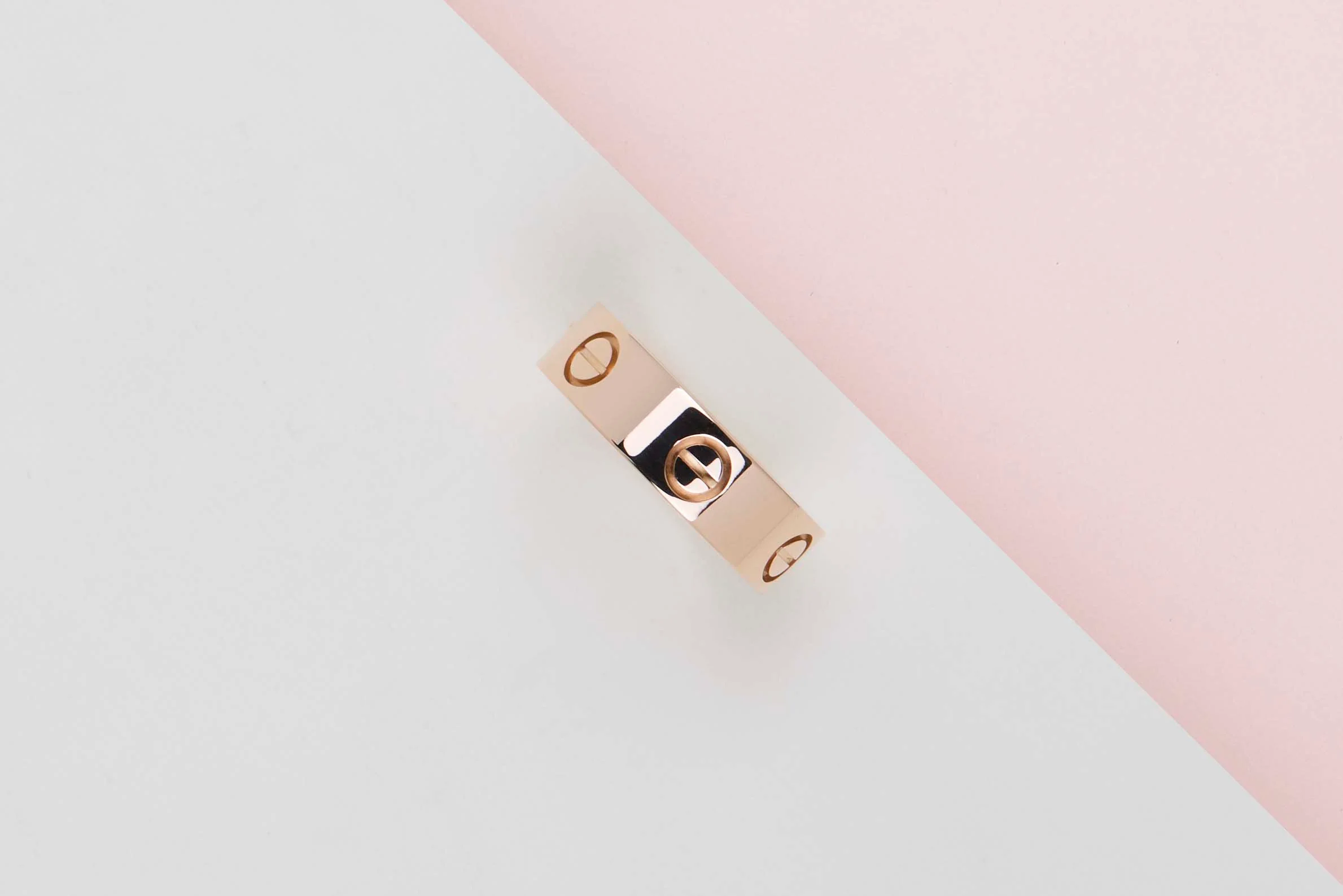 Love Ring - Rose Gold - Size 53 - B - Image 2