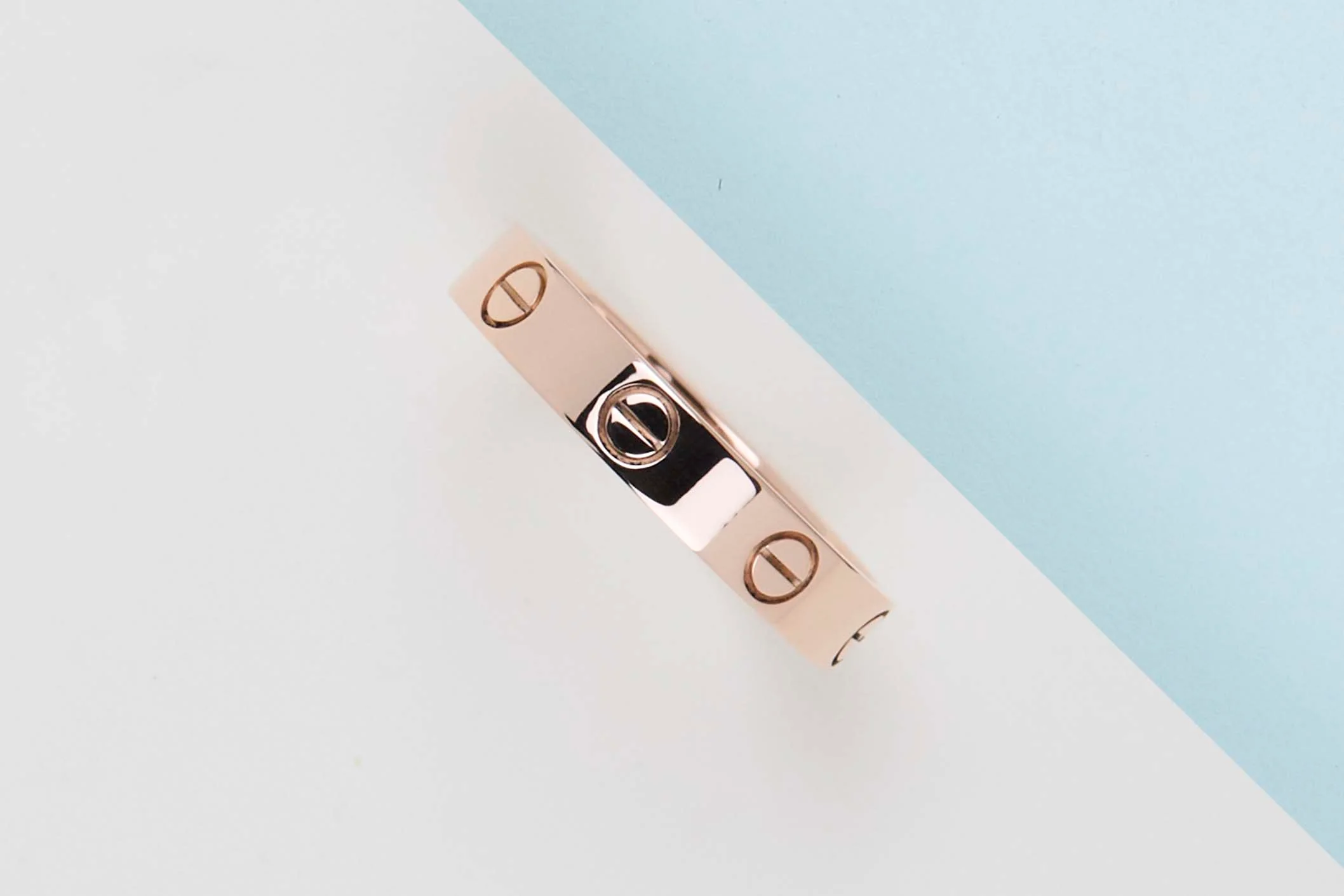 Love Ring Small - Rose Gold - Size 54 - B