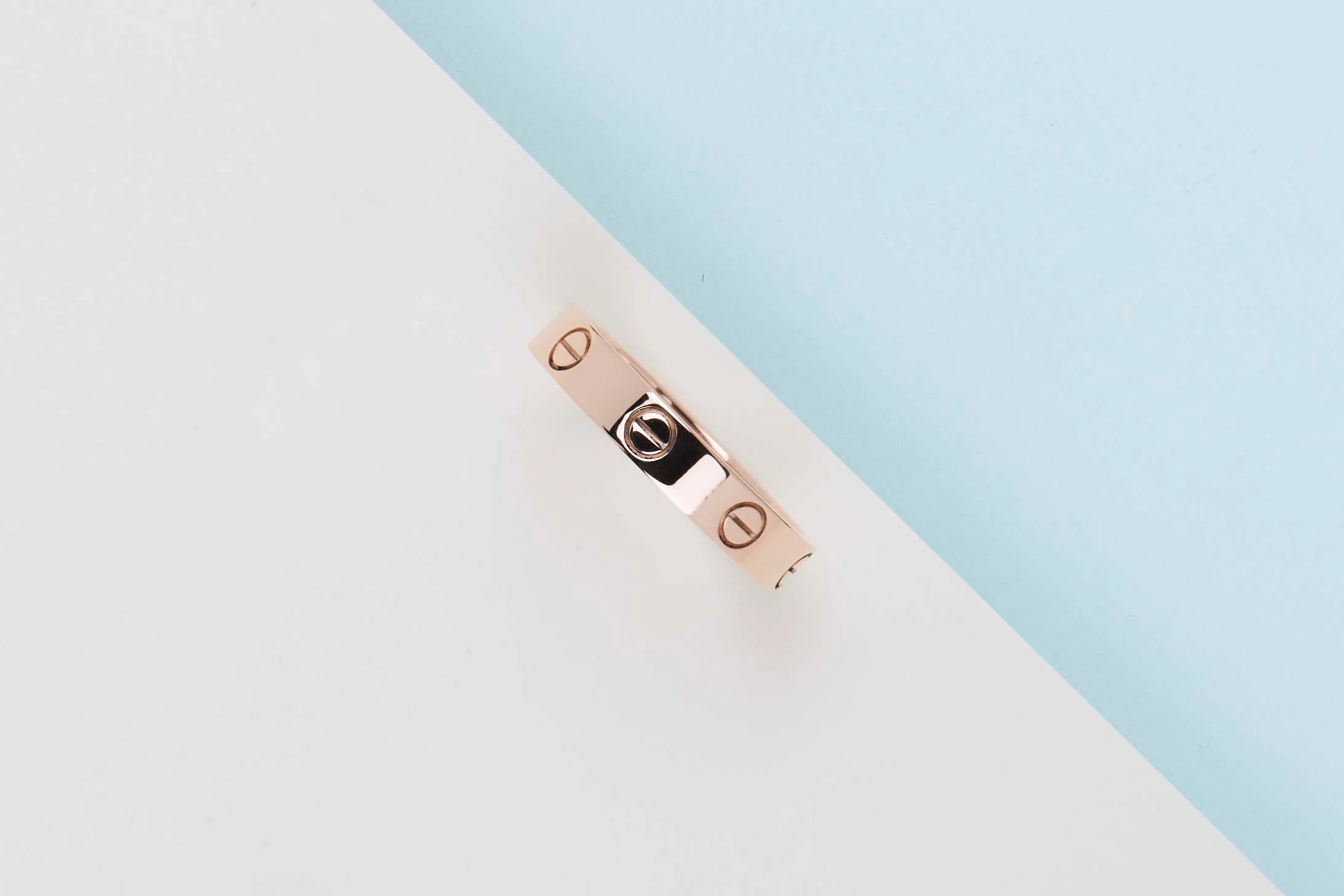 Love Ring Small - Rose Gold - Size 54 - B - Image 2