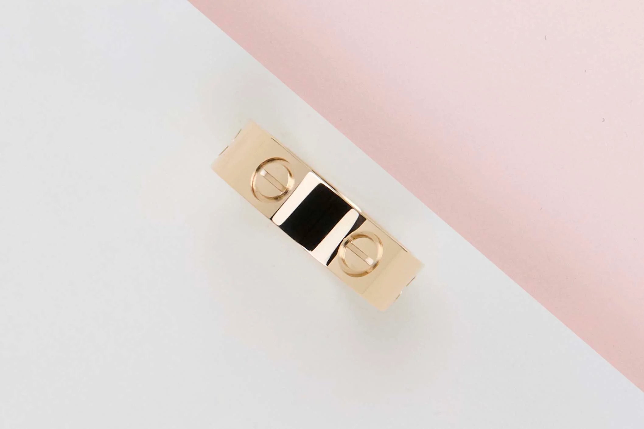 Love Ring - Yellow Gold - Size 52 - B