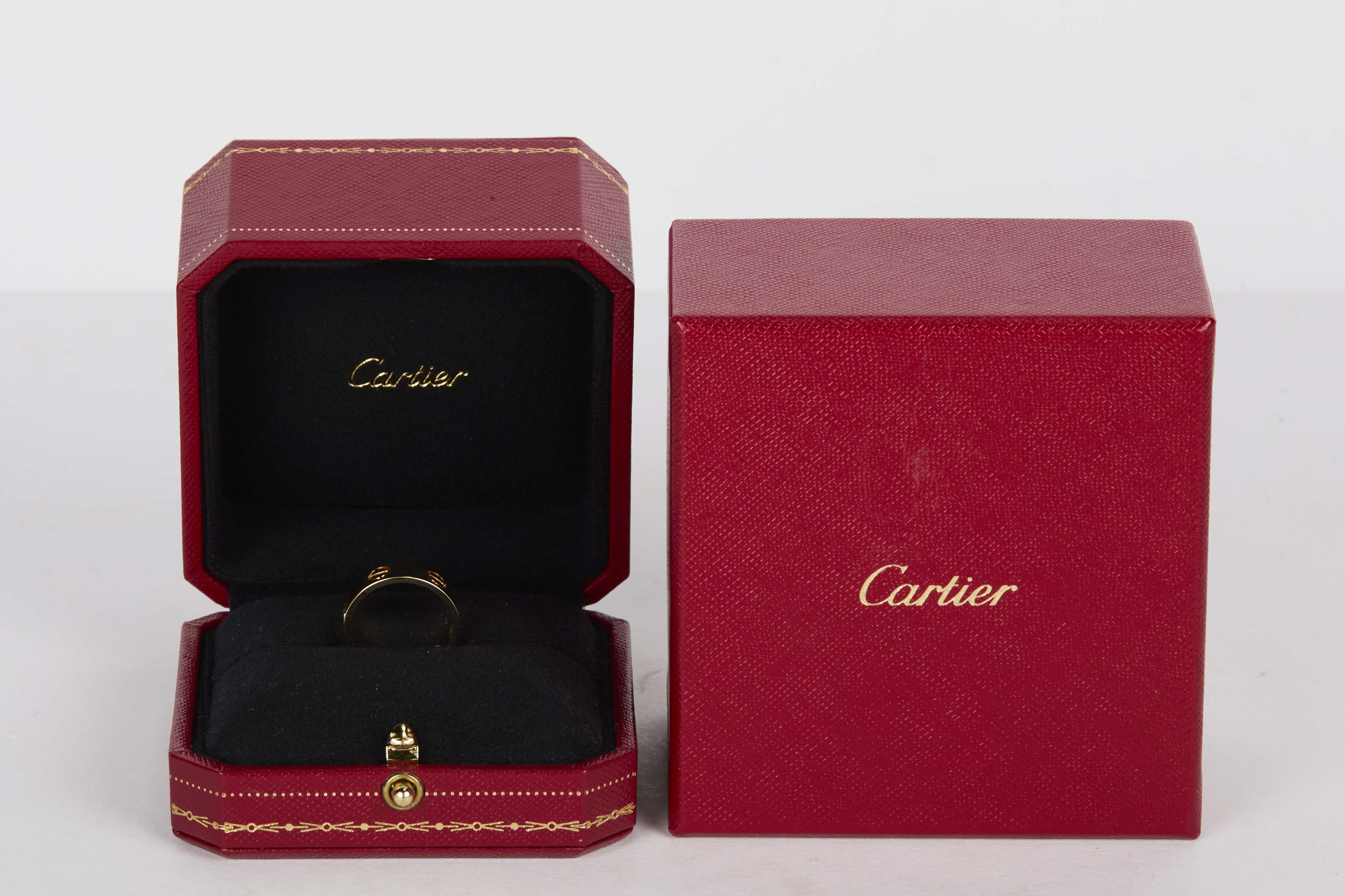 Love Ring - Yellow Gold - Size 52 - B - Image 4