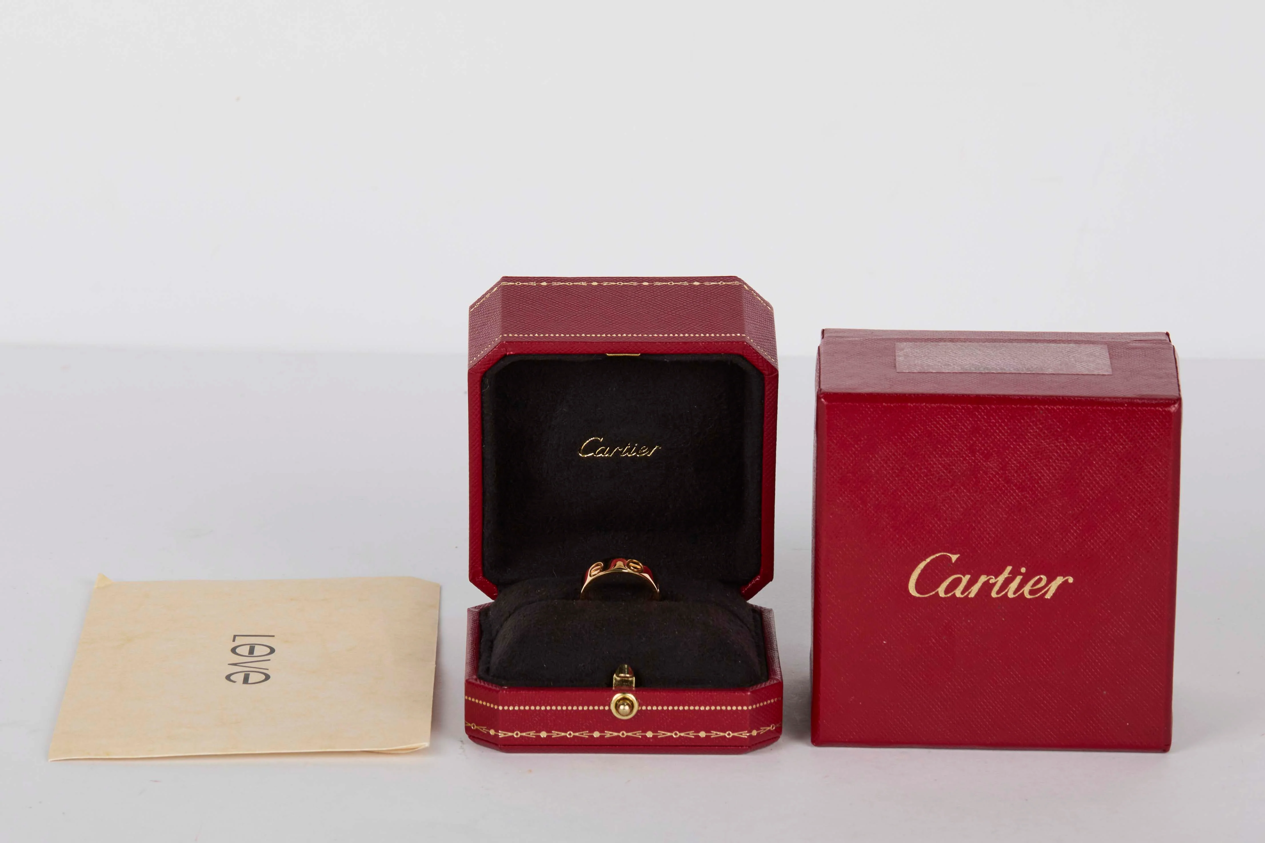 Love Ring - Yellow Gold - Size 52 - B&P - Image 5