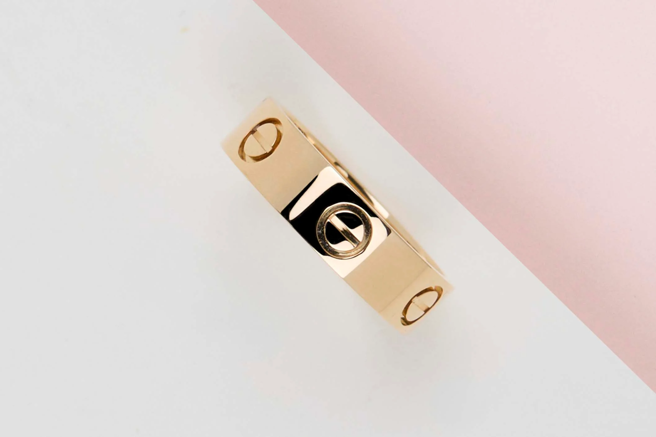 Love Ring - Yellow Gold - Size 54 - B