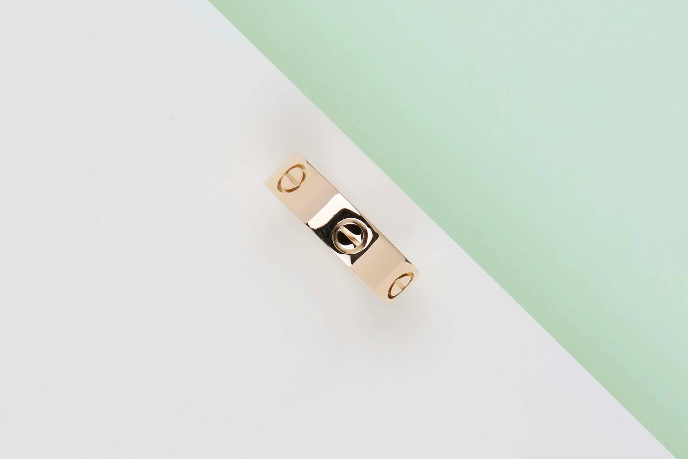 Love Ring - Yellow Gold - Size 55 - B&P - Image 2