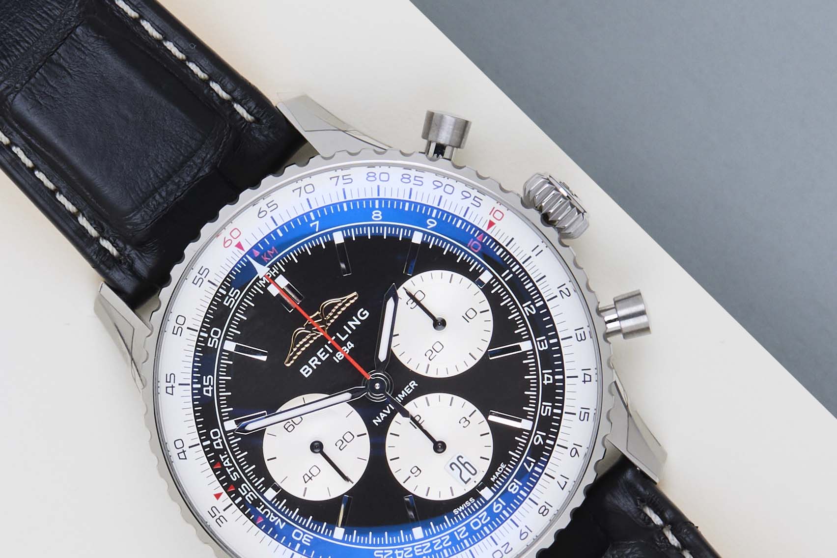 Navitimer 1 B01 Chronograph 43 'Black Dial' - Image 3