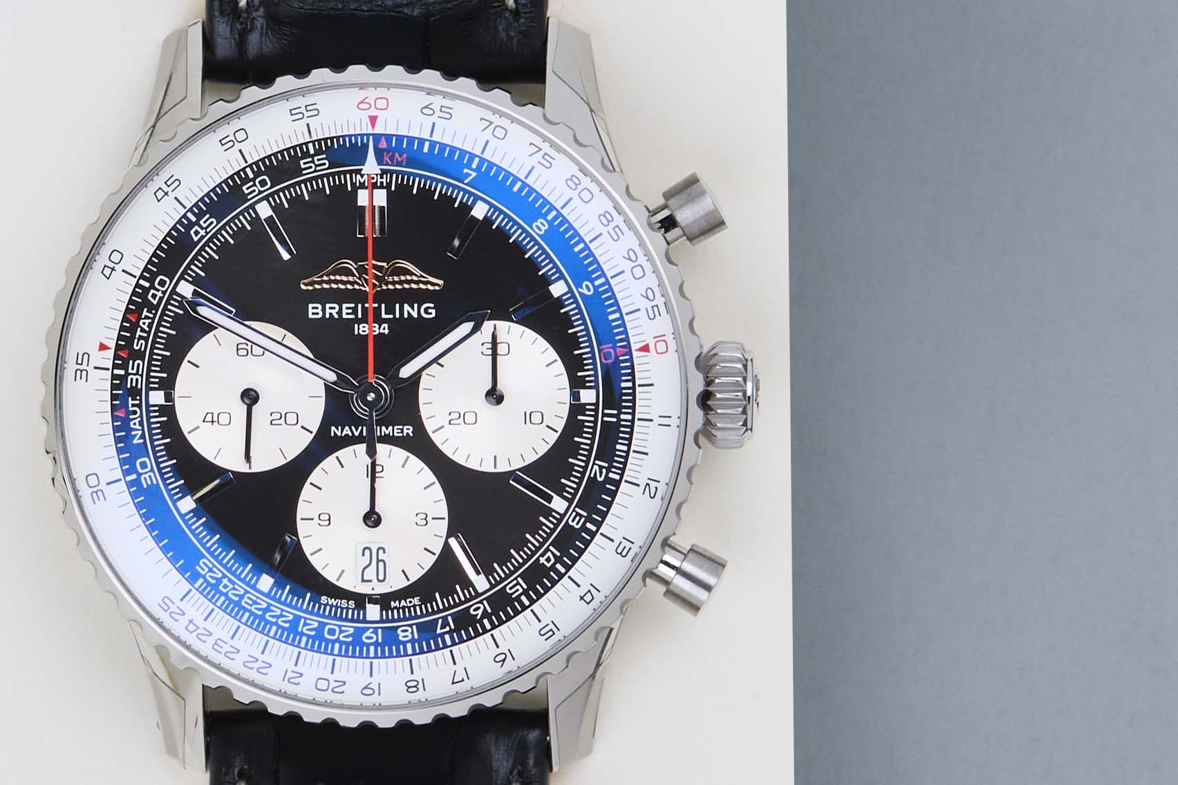 Navitimer 1 B01 Chronograph 43 'Black Dial' - Image 5