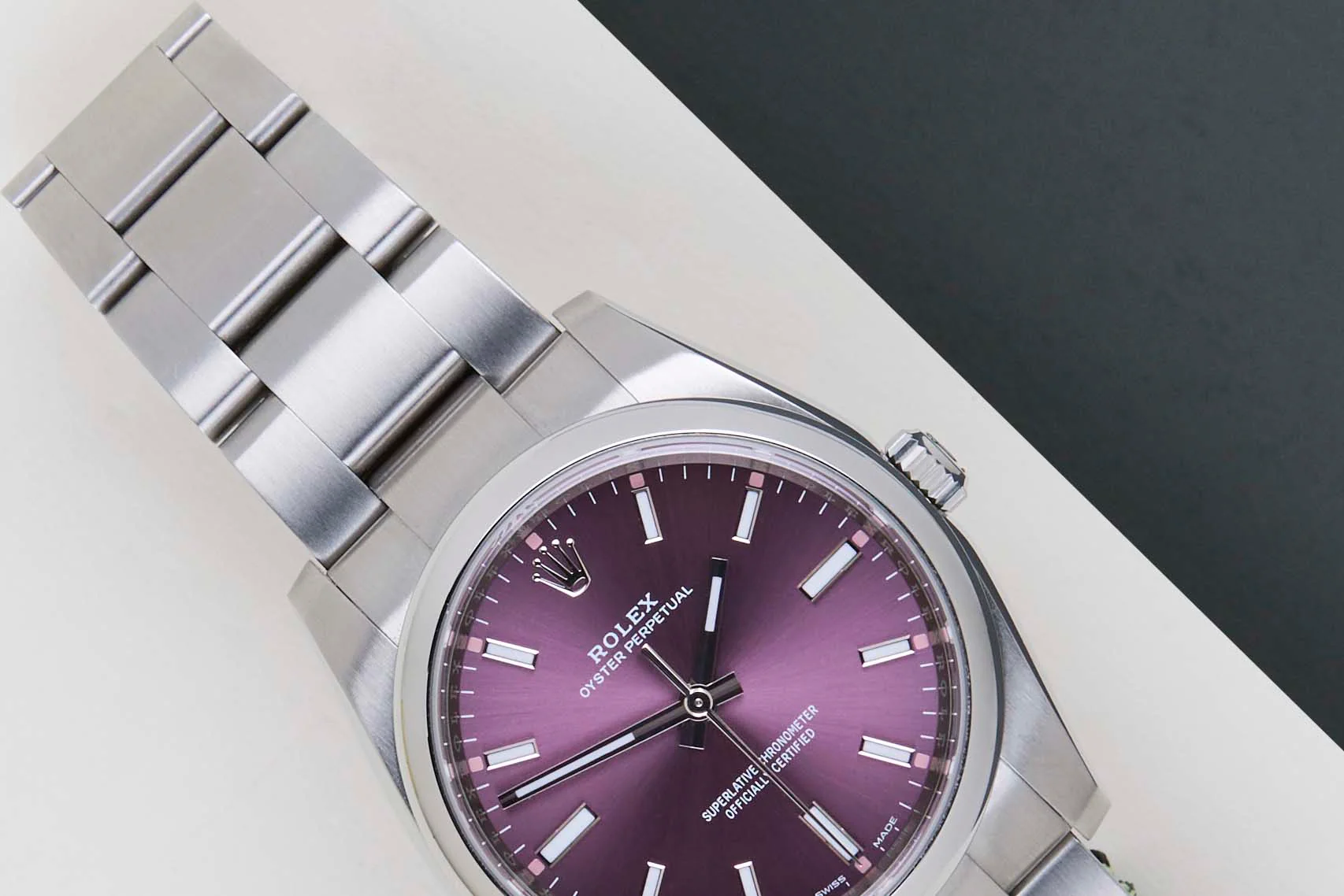 Oyster Perpetual 34 'Red Grape Dial' - Image 3