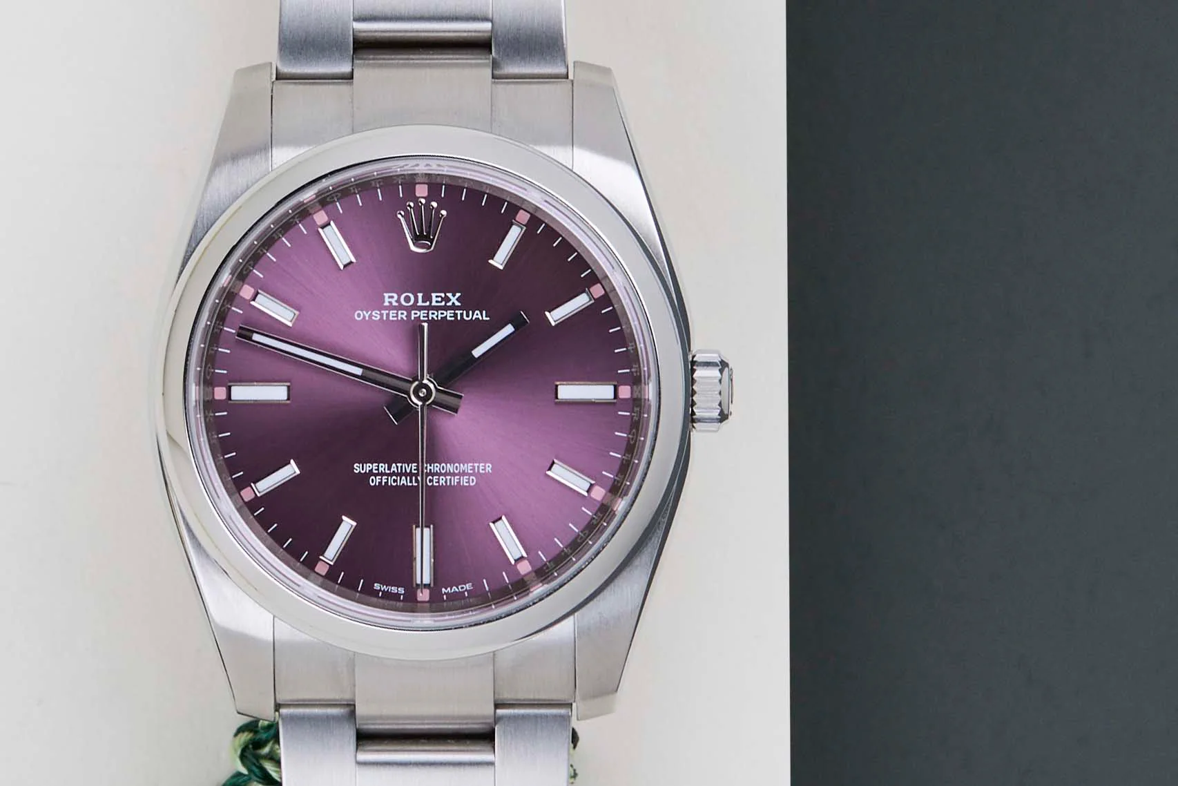 Oyster Perpetual 34 'Red Grape Dial' - Image 5