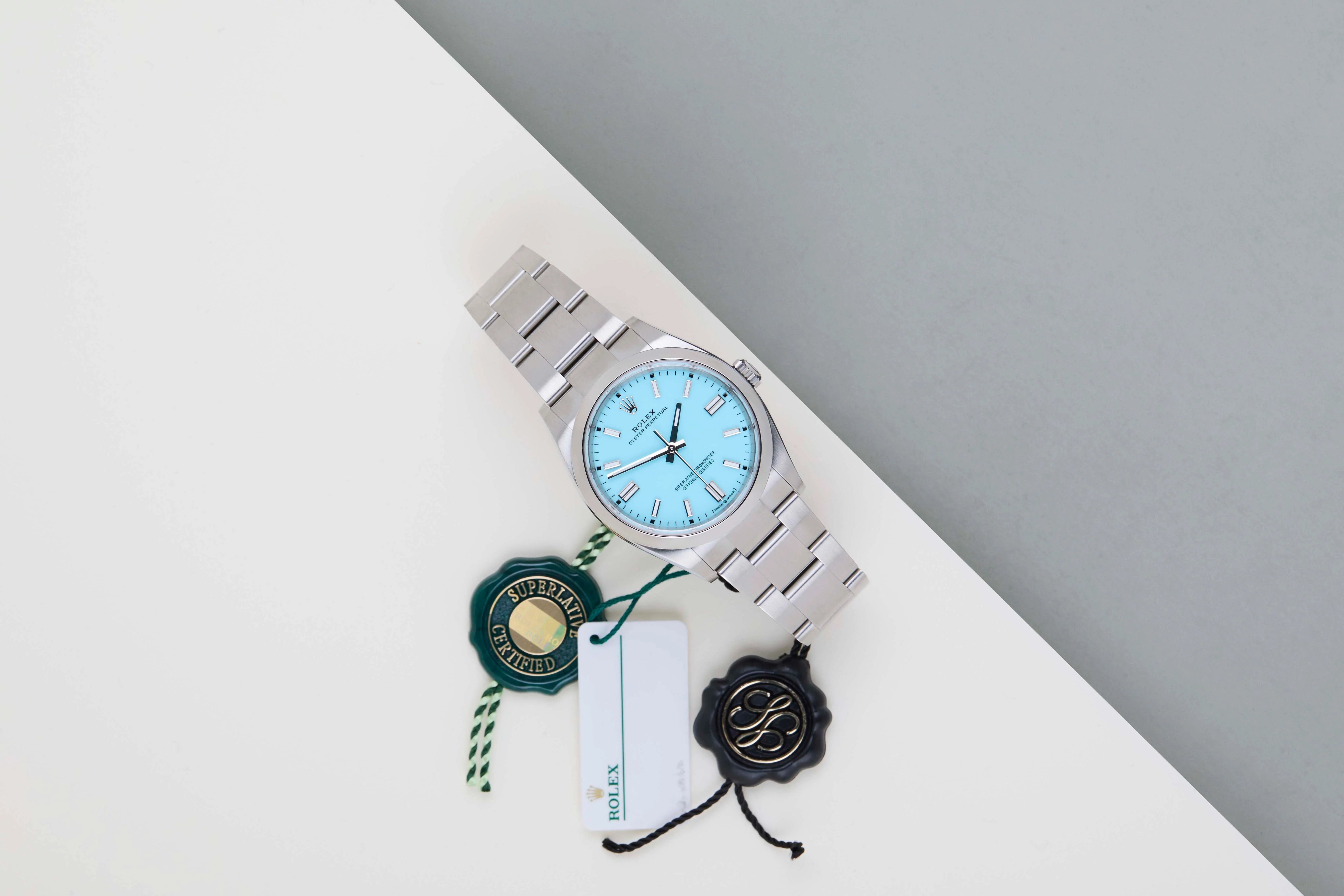 Oyster Perpetual 36 'Tiffany Blue Dial' - Image 2