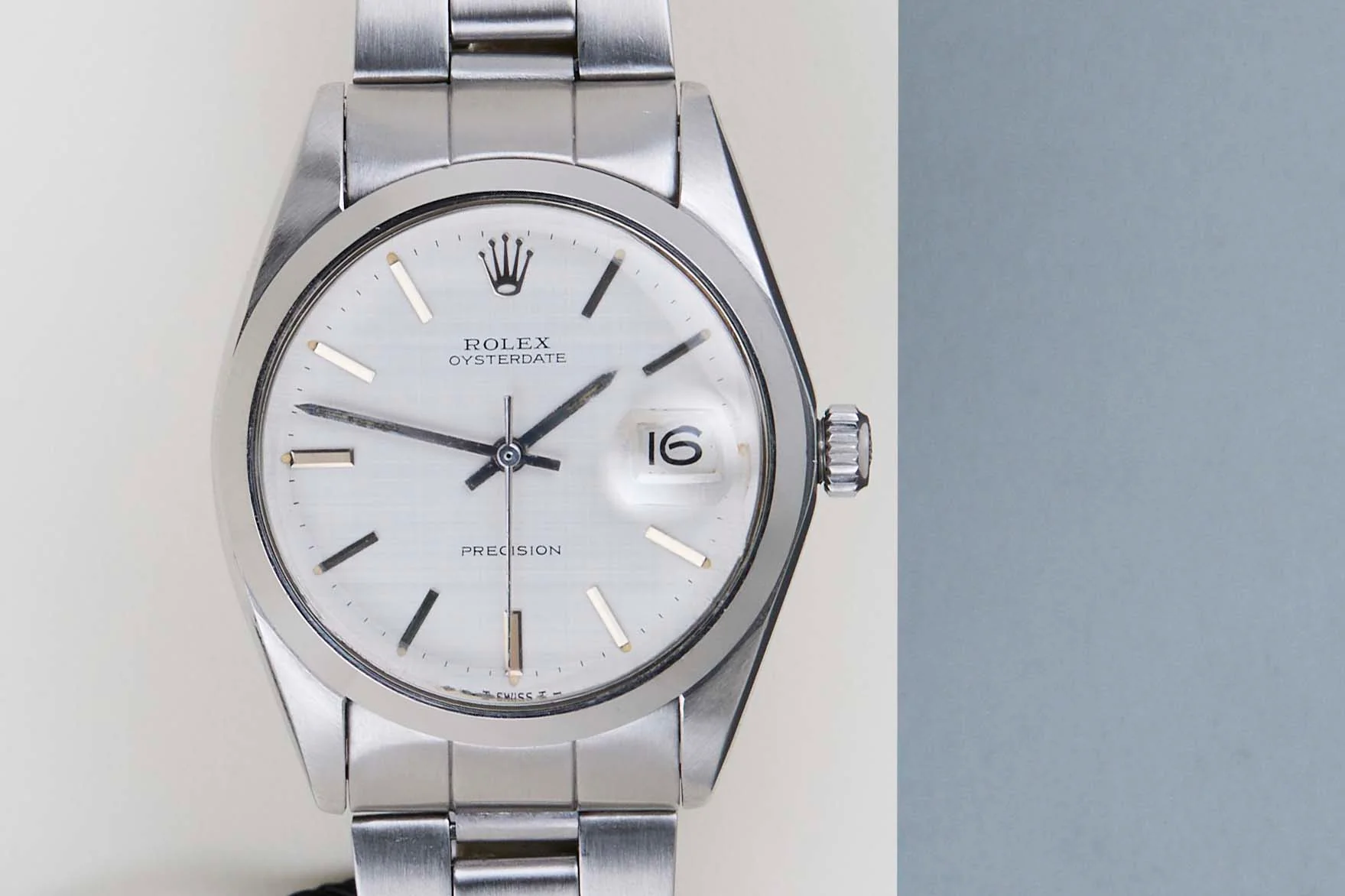 Oysterdate Precision 'Silver Linen Dial' - Image 5