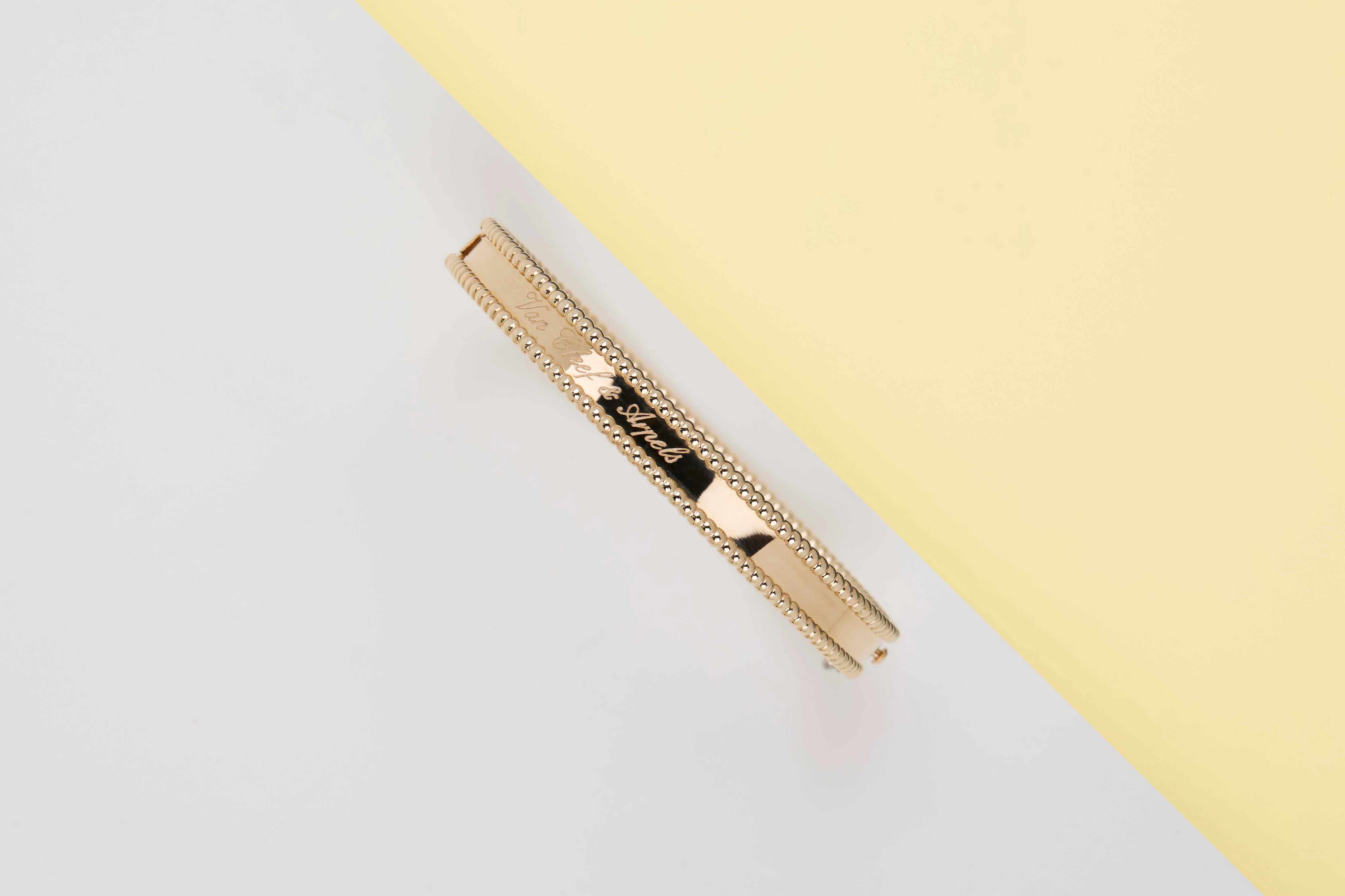Perlée Signature Bracelet Large - Yellow Gold - Size L - B&P - Image 2