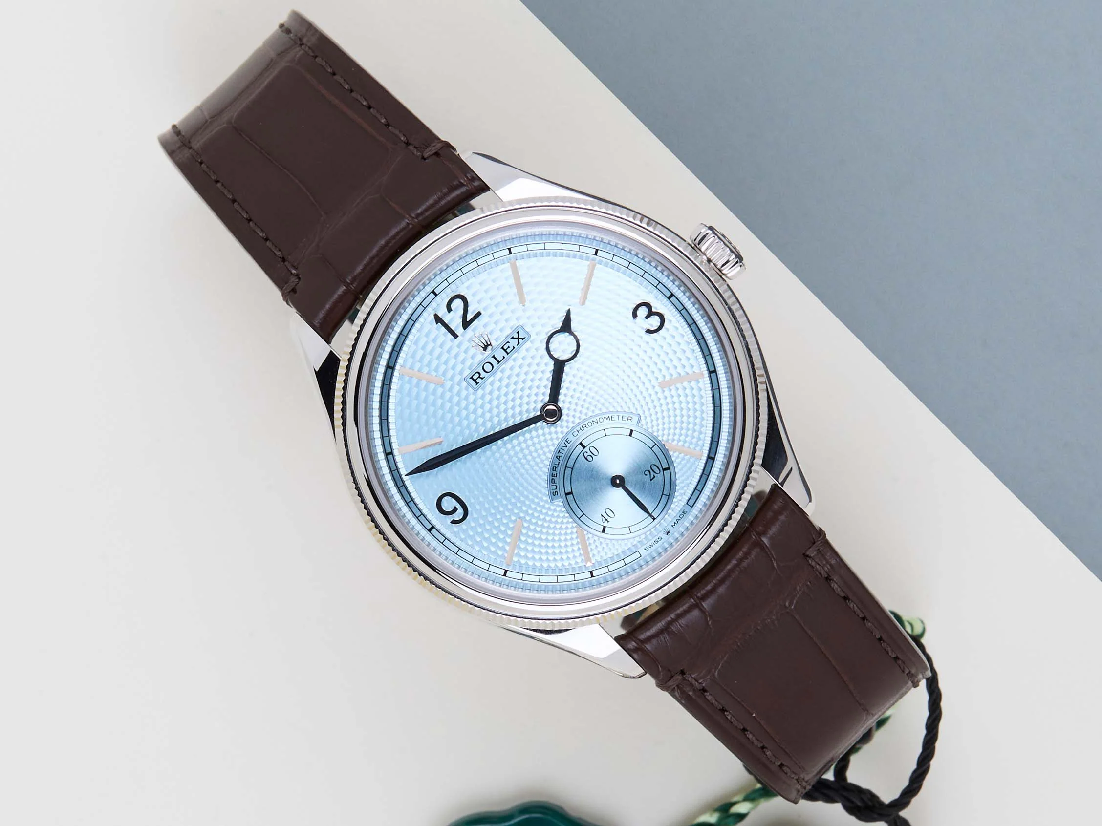 Perpetual 1908 'Ice Blue Dial - Platinum'