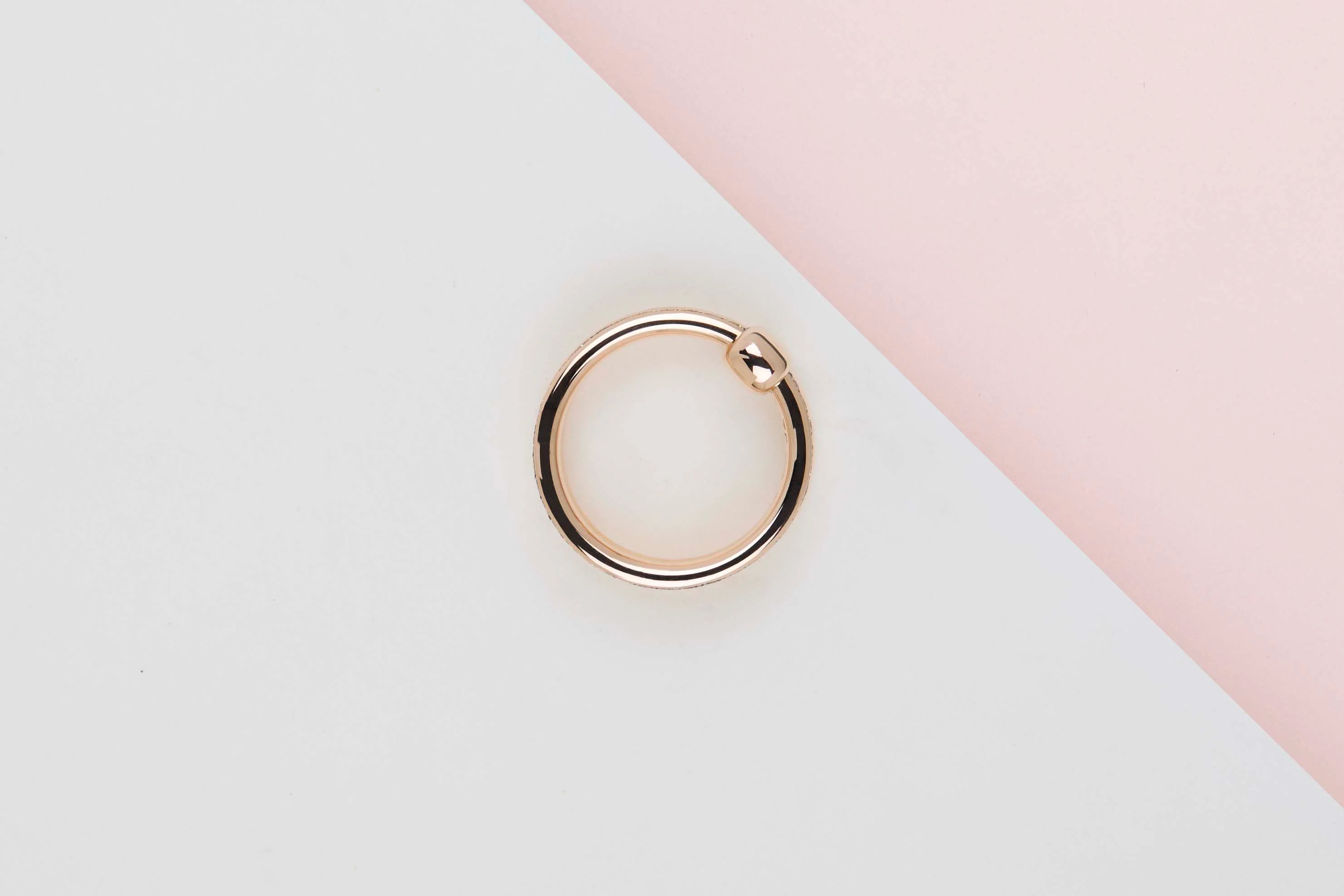 Pomellato Together Ring - Rose Gold & 36 Diamonds - Size 52 - B - Image 3